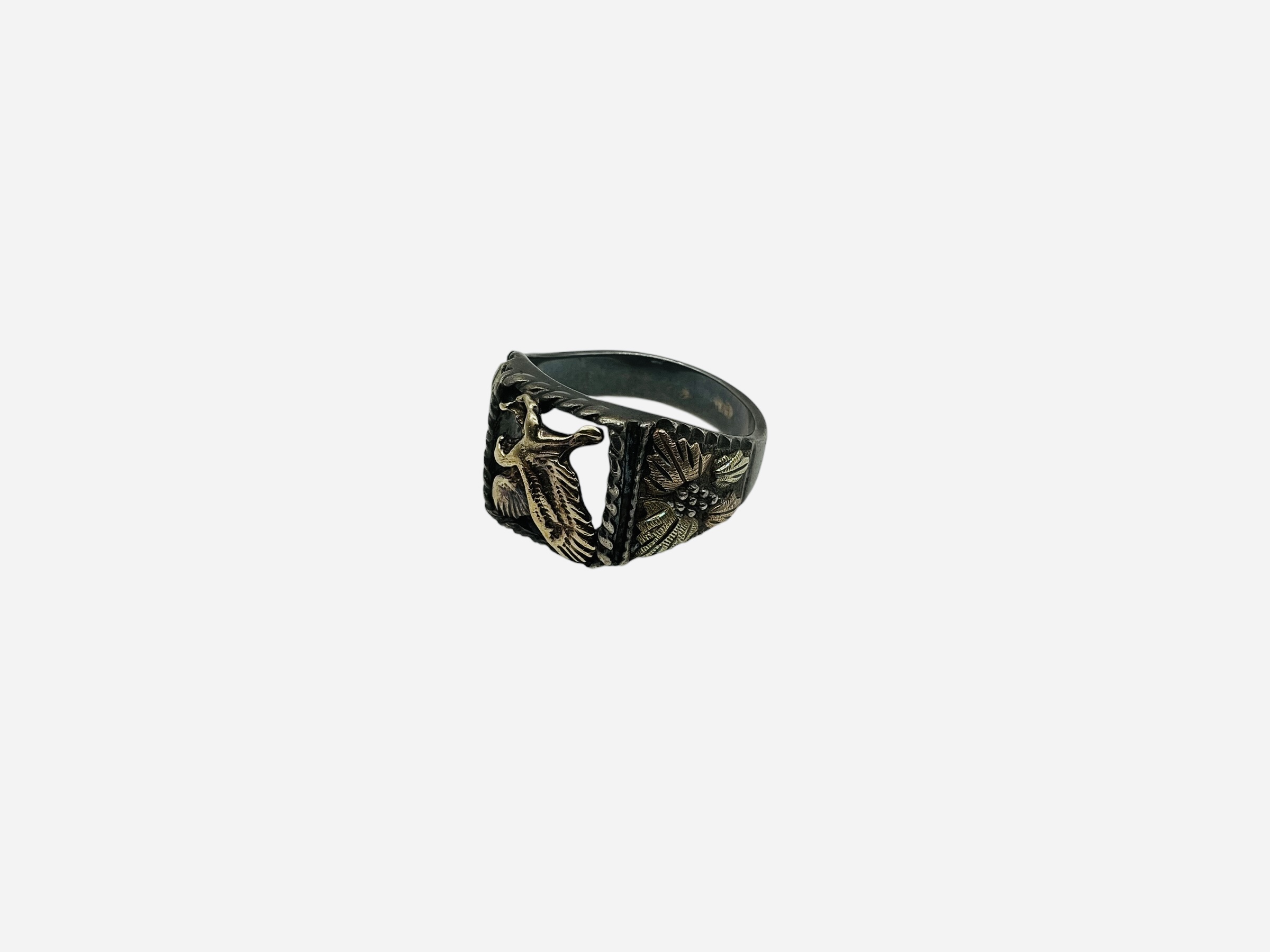 Sterling Silver American Eagle Ring