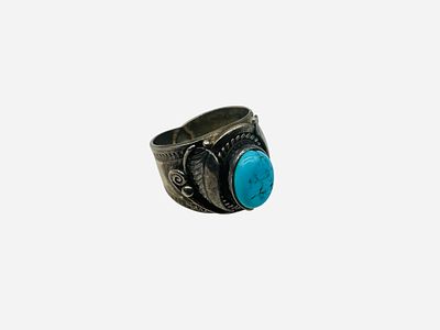 Sterling Silver & Turquoise Ring - Ramona Loloma. Excellent condition. Ramona Loloma was a Hopi 