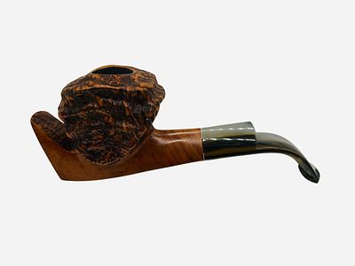 Mario Grandi Freehand Smoking Pipe. Excellent condition. Marked on bottom. Total length 6 inches.
