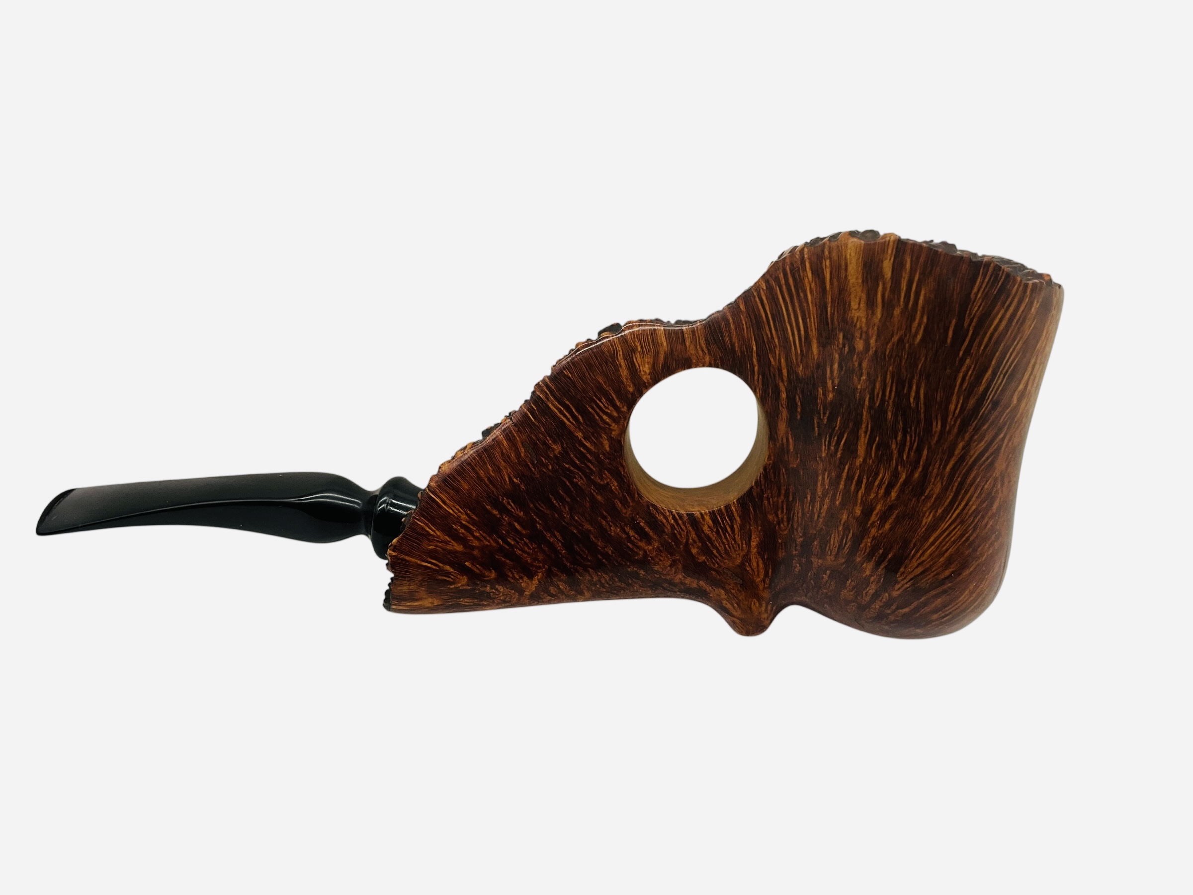 Vintage Burl King Estate Smoking Pipe Made in Israel