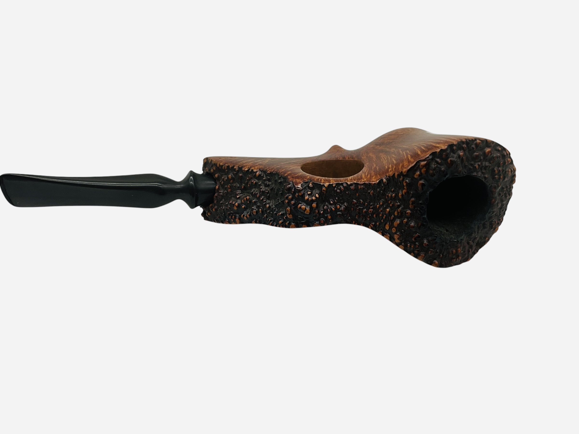Vintage Burl King Estate Smoking Pipe Made in Israel