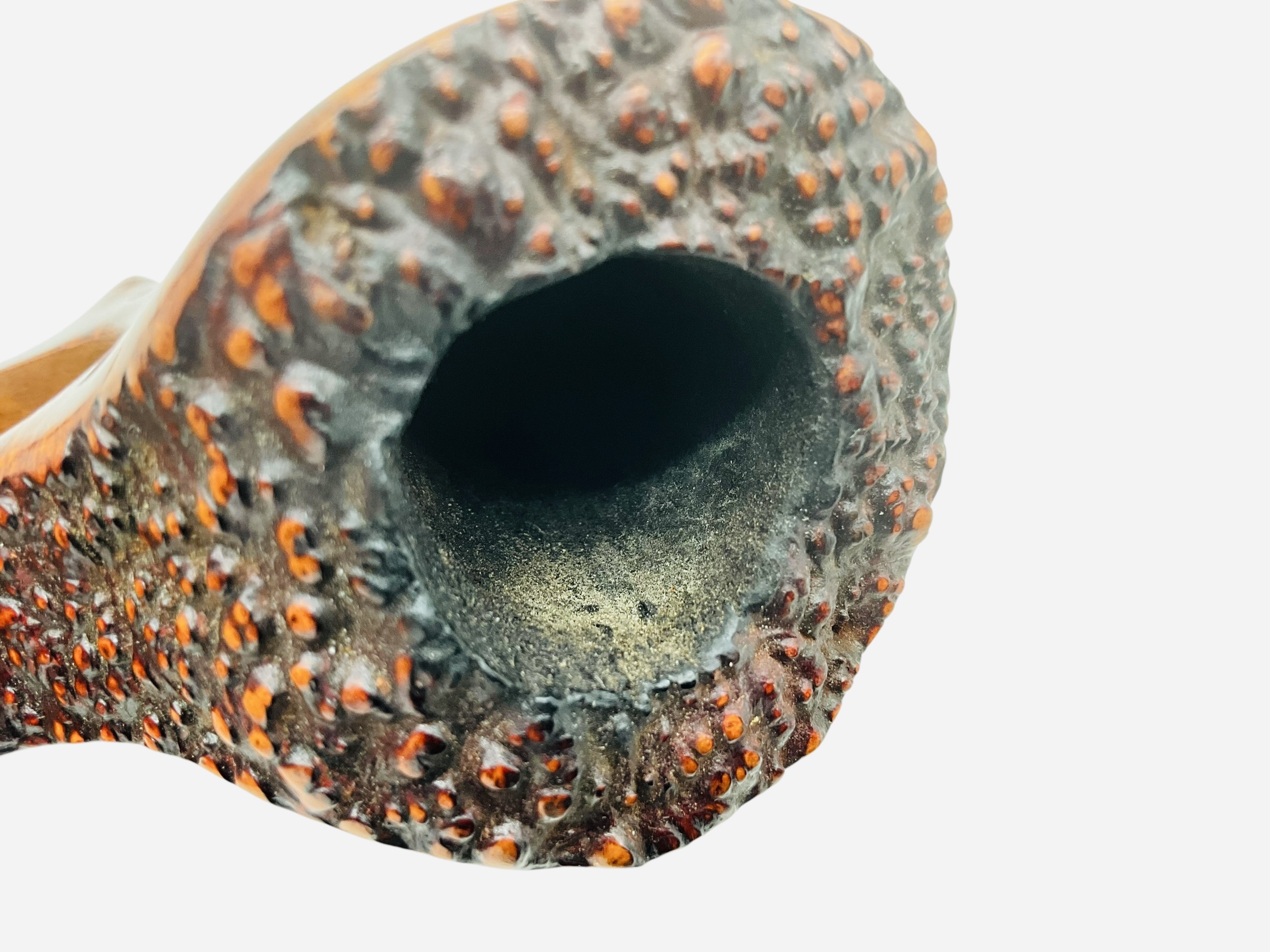 Vintage Burl King Estate Smoking Pipe Made in Israel