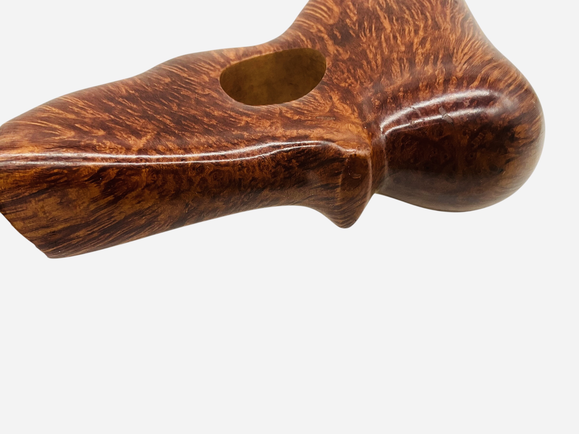 Vintage Burl King Estate Smoking Pipe Made in Israel