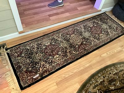 Beautiful Runner Rug. Great condition. Measures 82 inches by 25.5 inches.