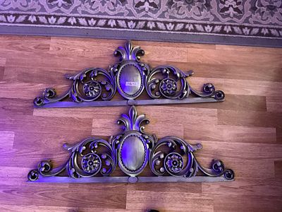 Two Decorative Accent Pieces. Great condition. These sat on top of a window entering the sun 