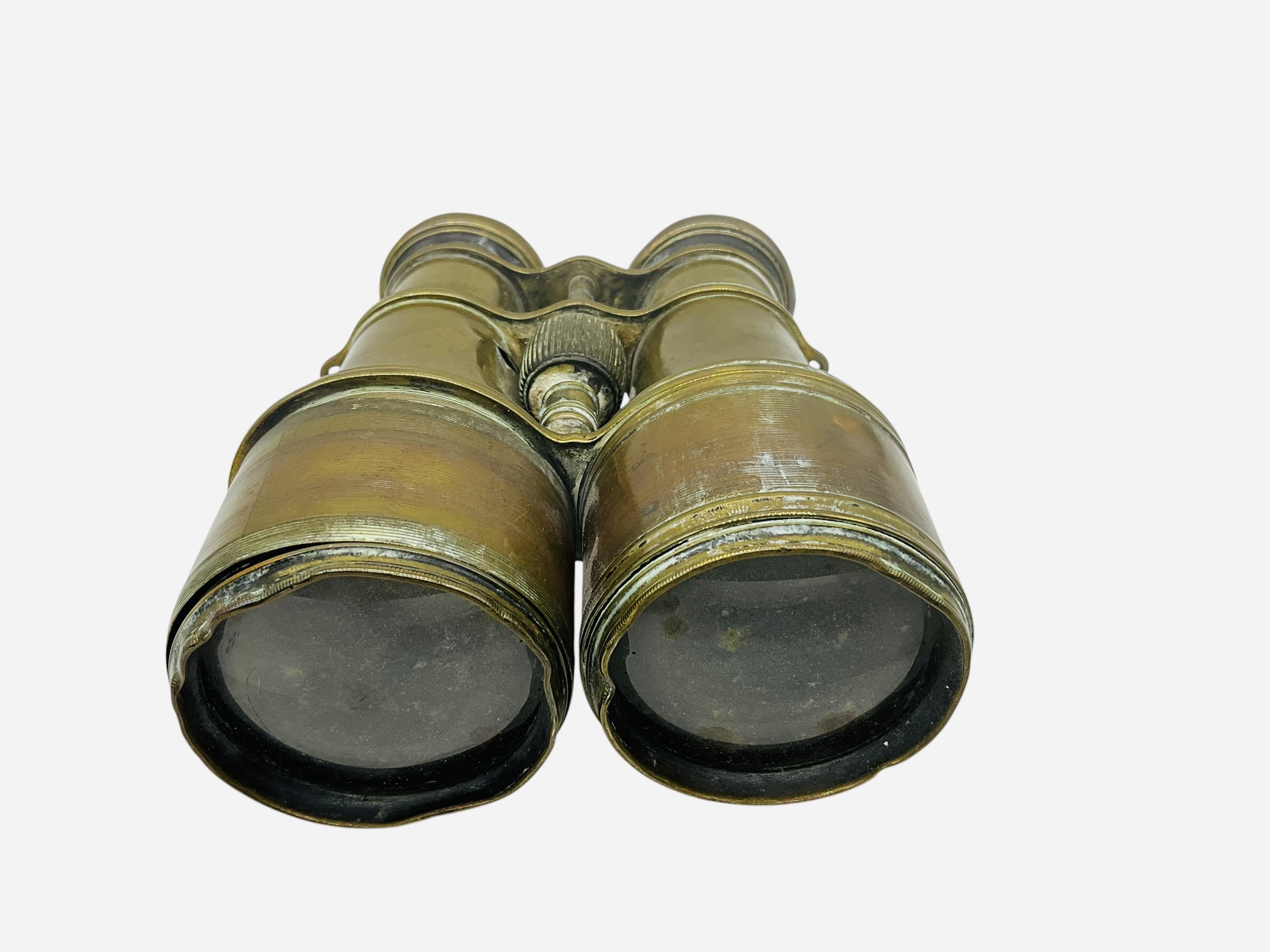 Unmarked Brass Binoculars