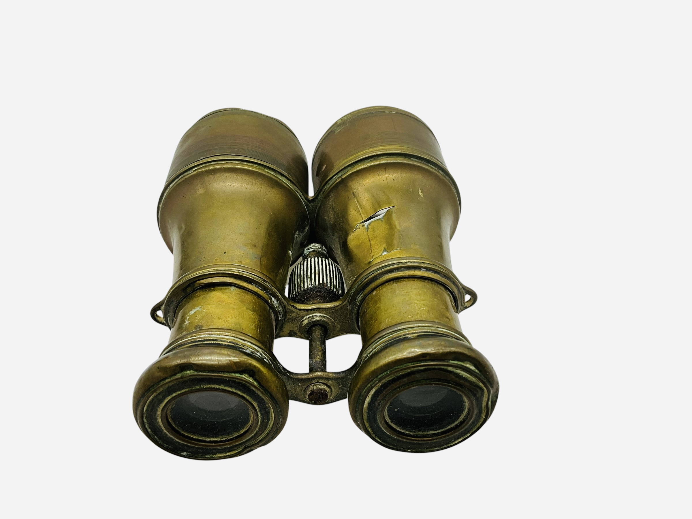Unmarked Brass Binoculars