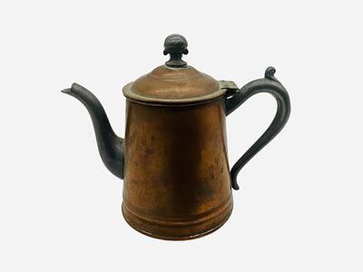 Mini Brass Tea Pitcher . Good condition. 4 1/2 inches tall.