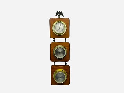 Springfield Thermometer Barometer Humidity Meter. Good condition. Nice eagle at top. Measures 20 