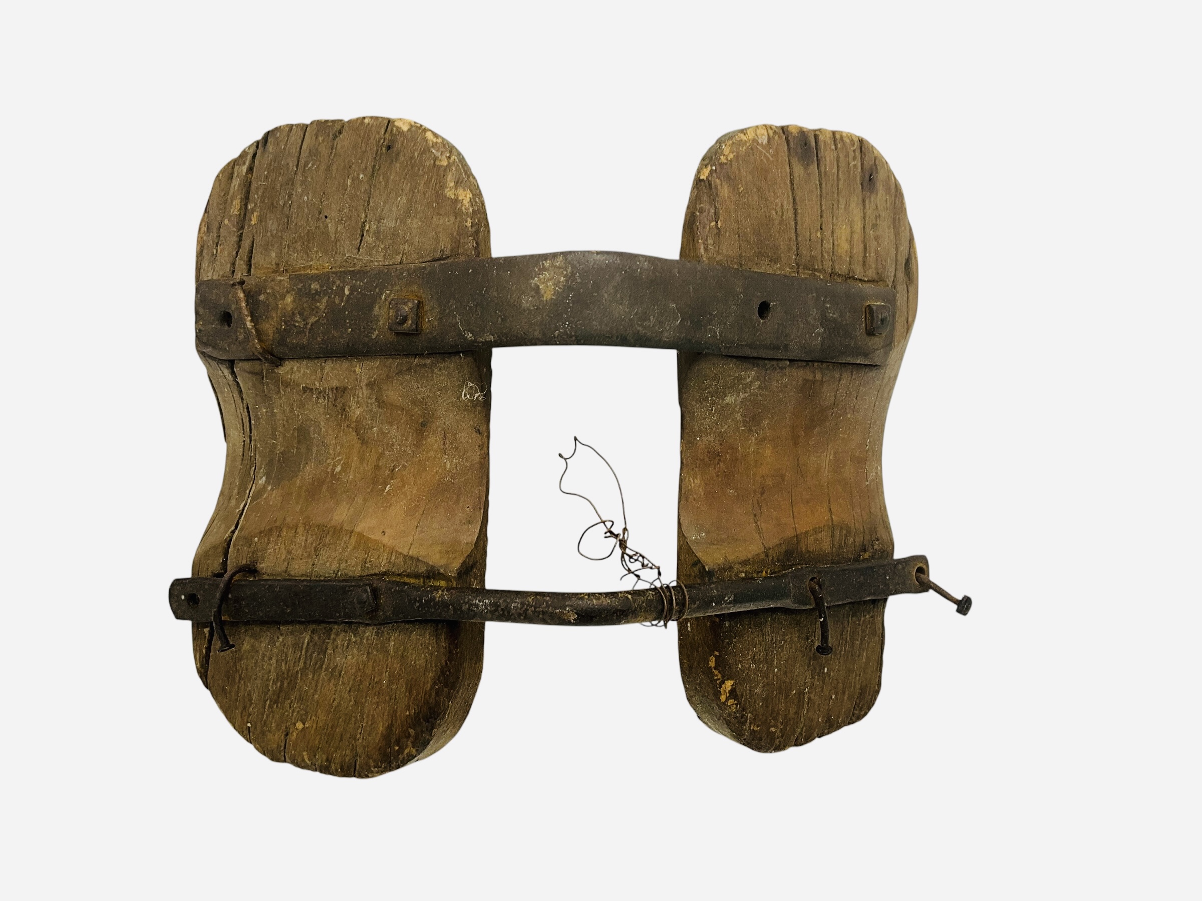 Primitive Handmade Mule Horse Paddle Wagon Seat