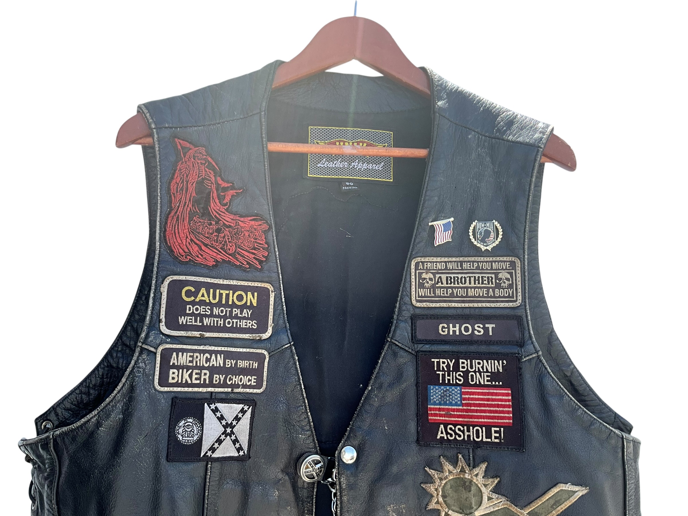 Vintage UNIK Leather Riding Jacket SANITY’S REJECTS