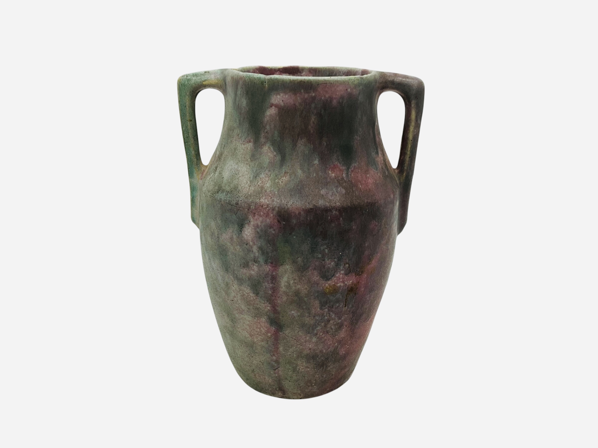 Burley Winter Glazed Pottery Jug With Handles