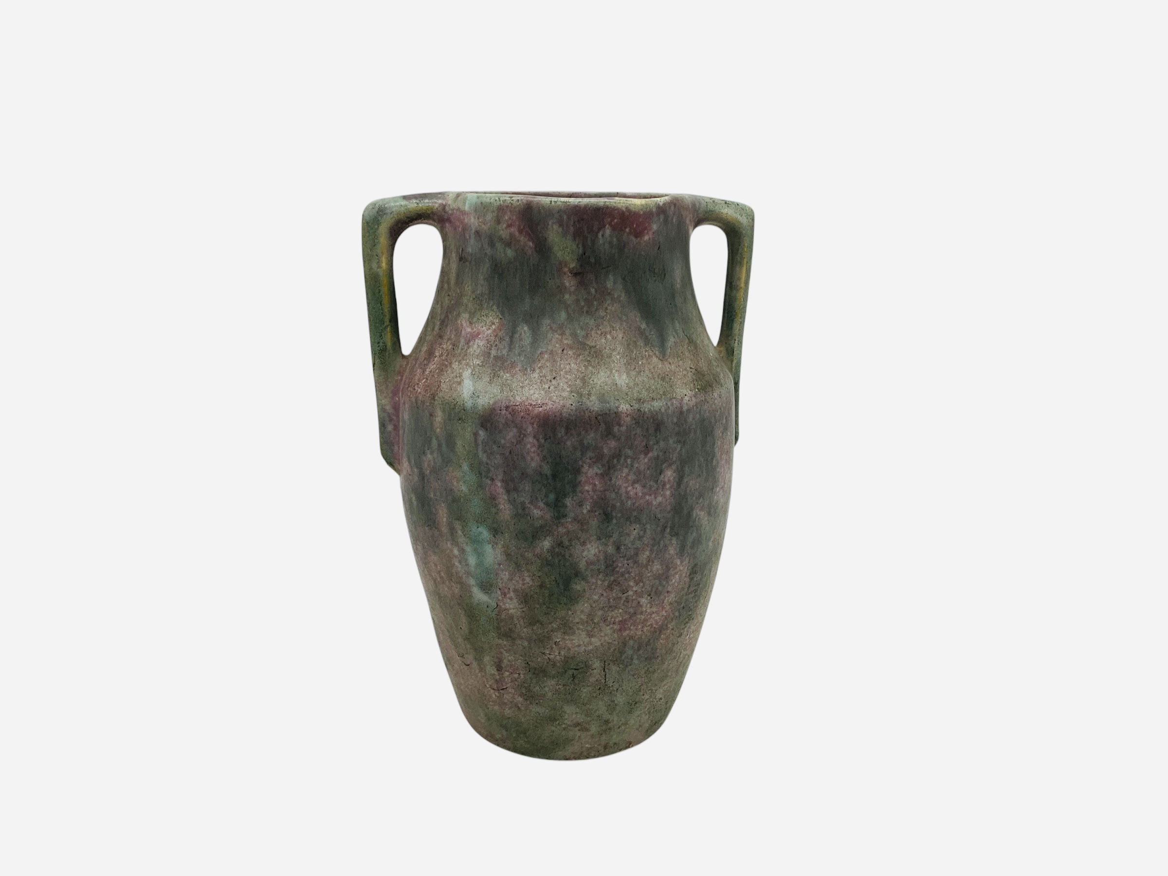 Burley Winter Glazed Pottery Jug With Handles