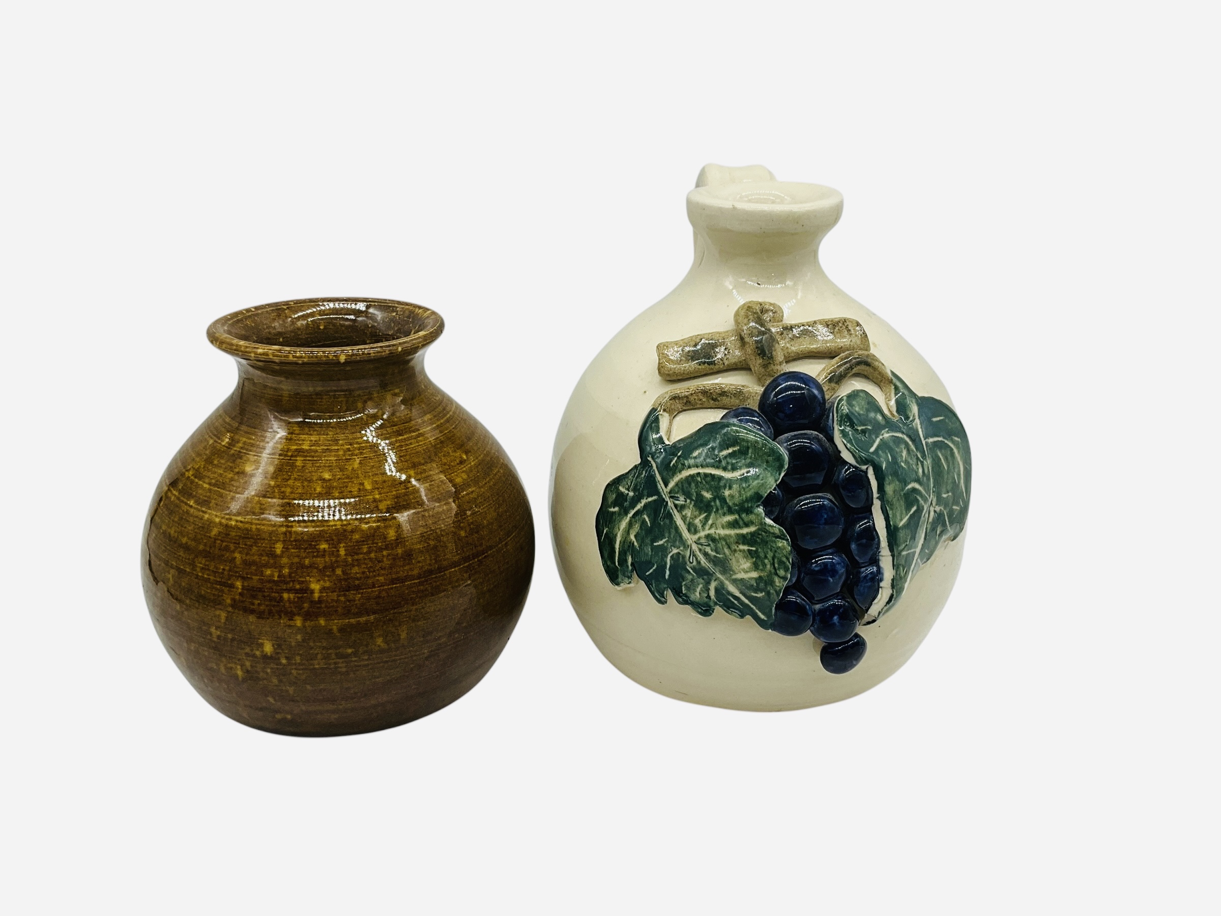 Pair Steve Turpin Pottery Pieces