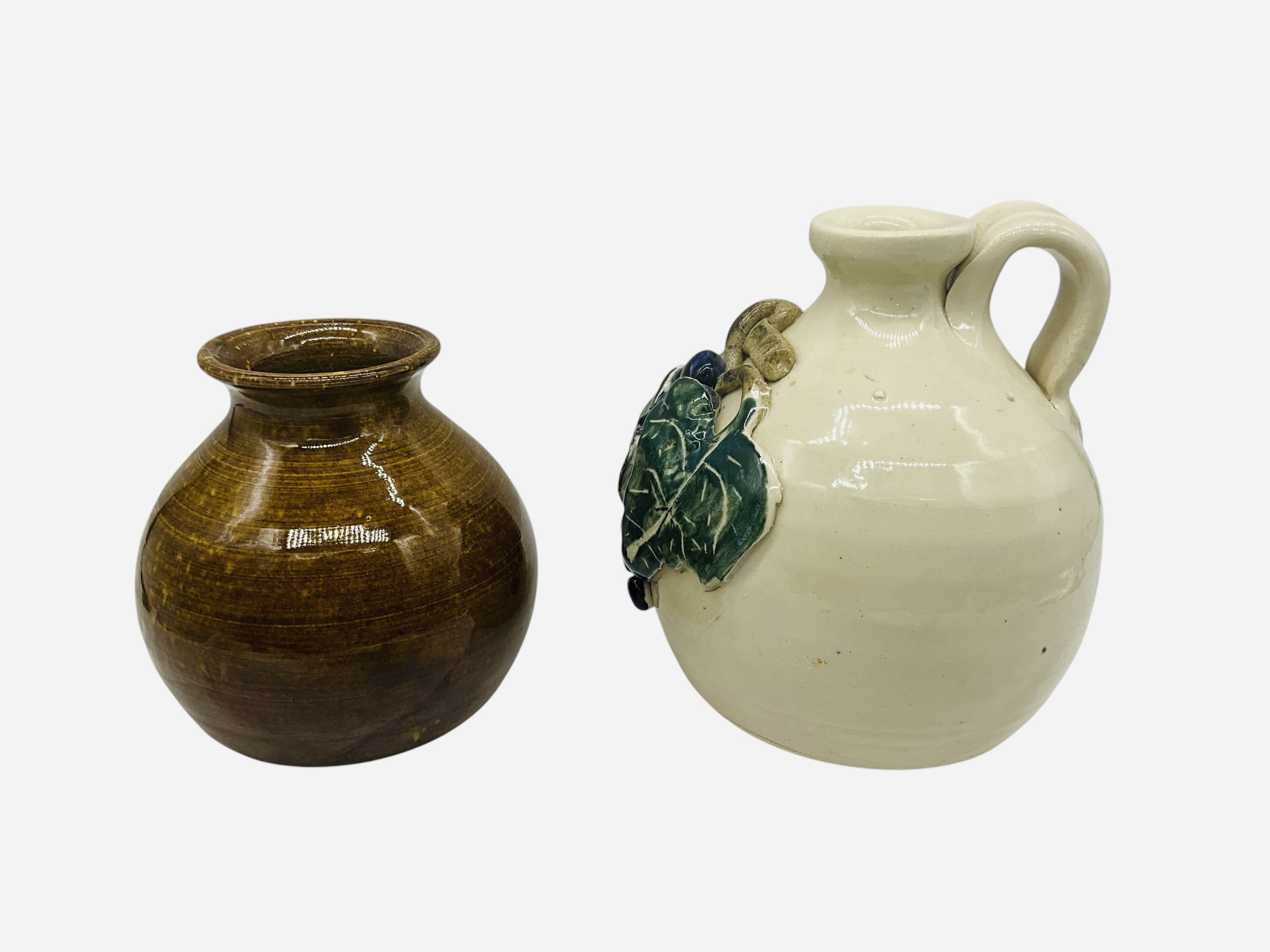 Pair Steve Turpin Pottery Pieces