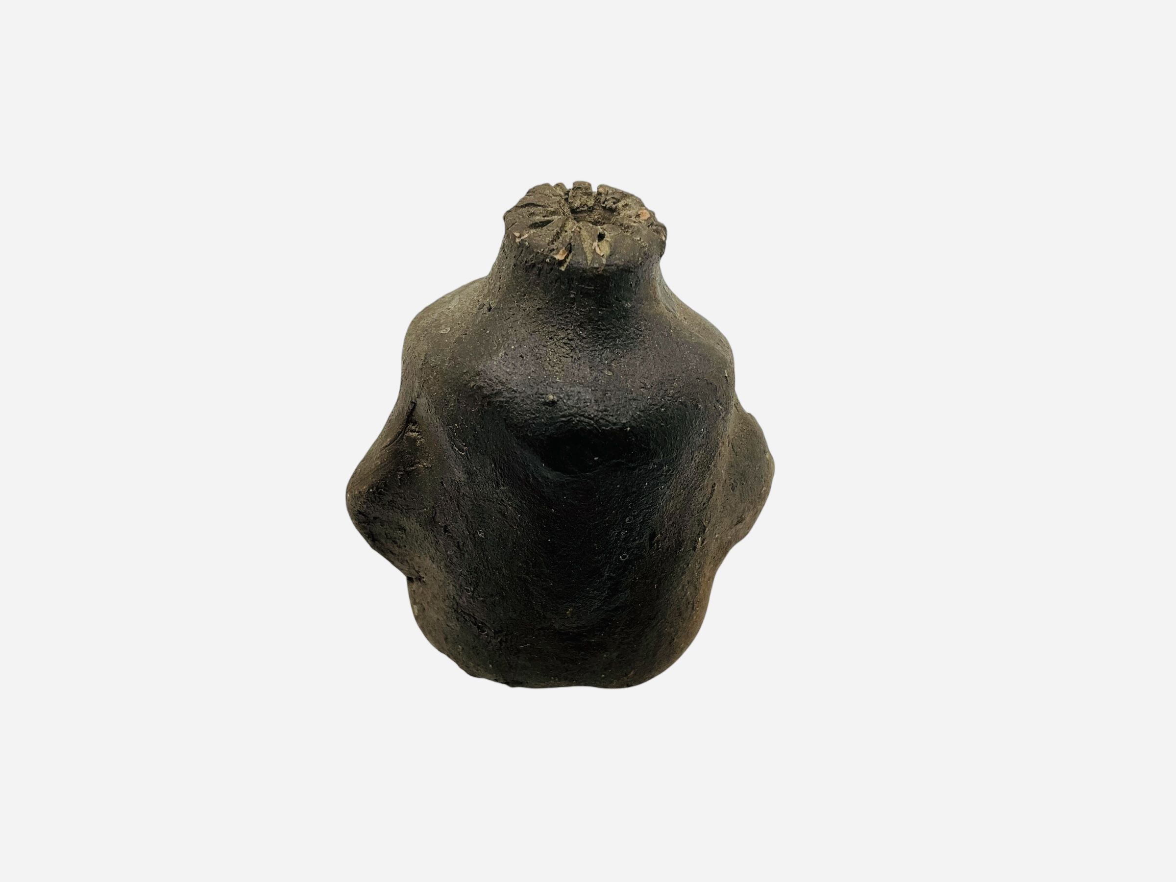 Clint Alderman Bear Paw Mini Face Jug