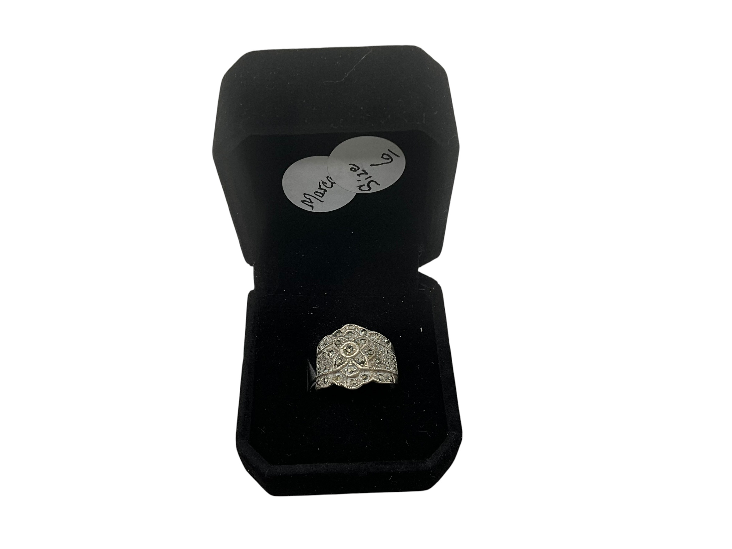 Sterling Silver Marcasite Ring