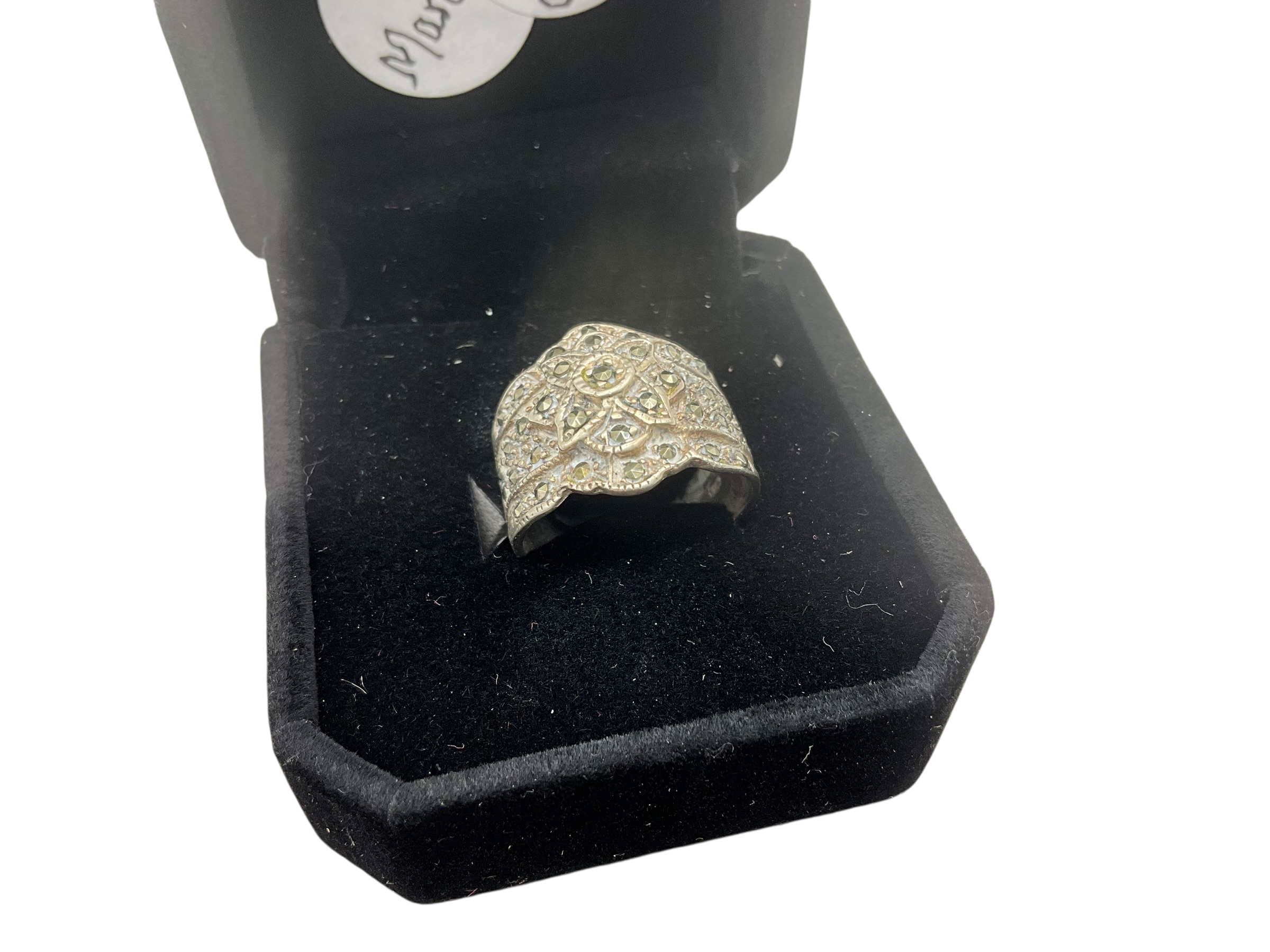 Sterling Silver Marcasite Ring