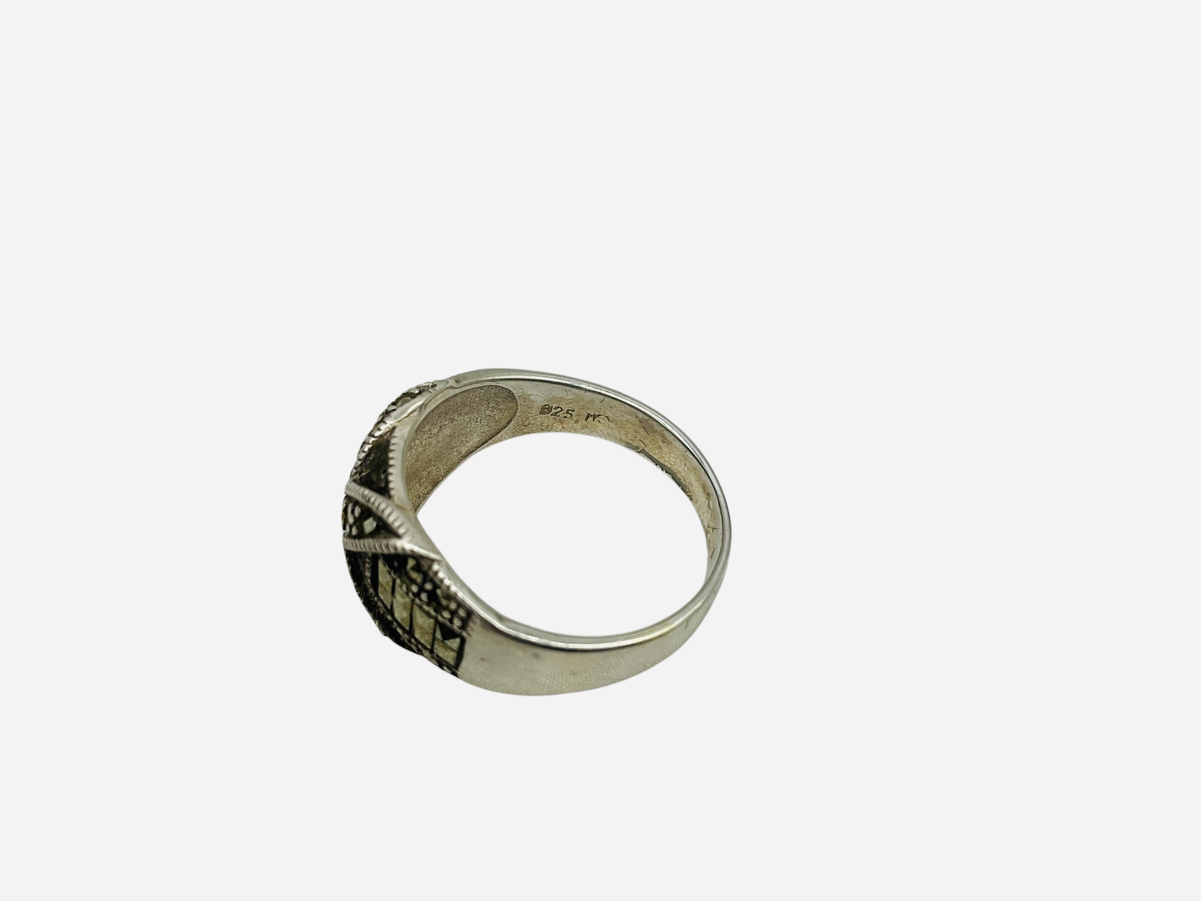 Sterling Silver Marcasite Ring