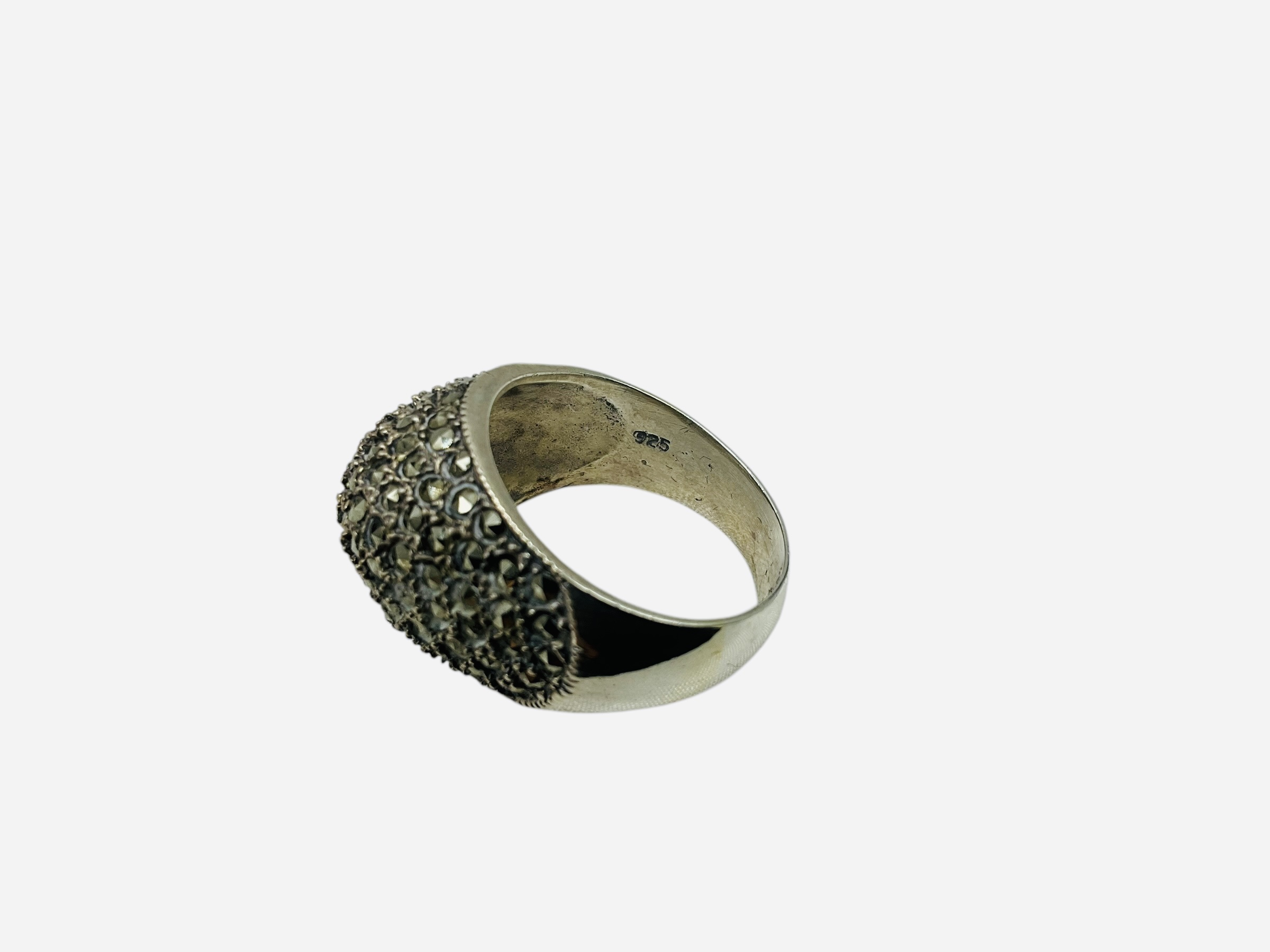 Sterling Silver Marcasite Ring