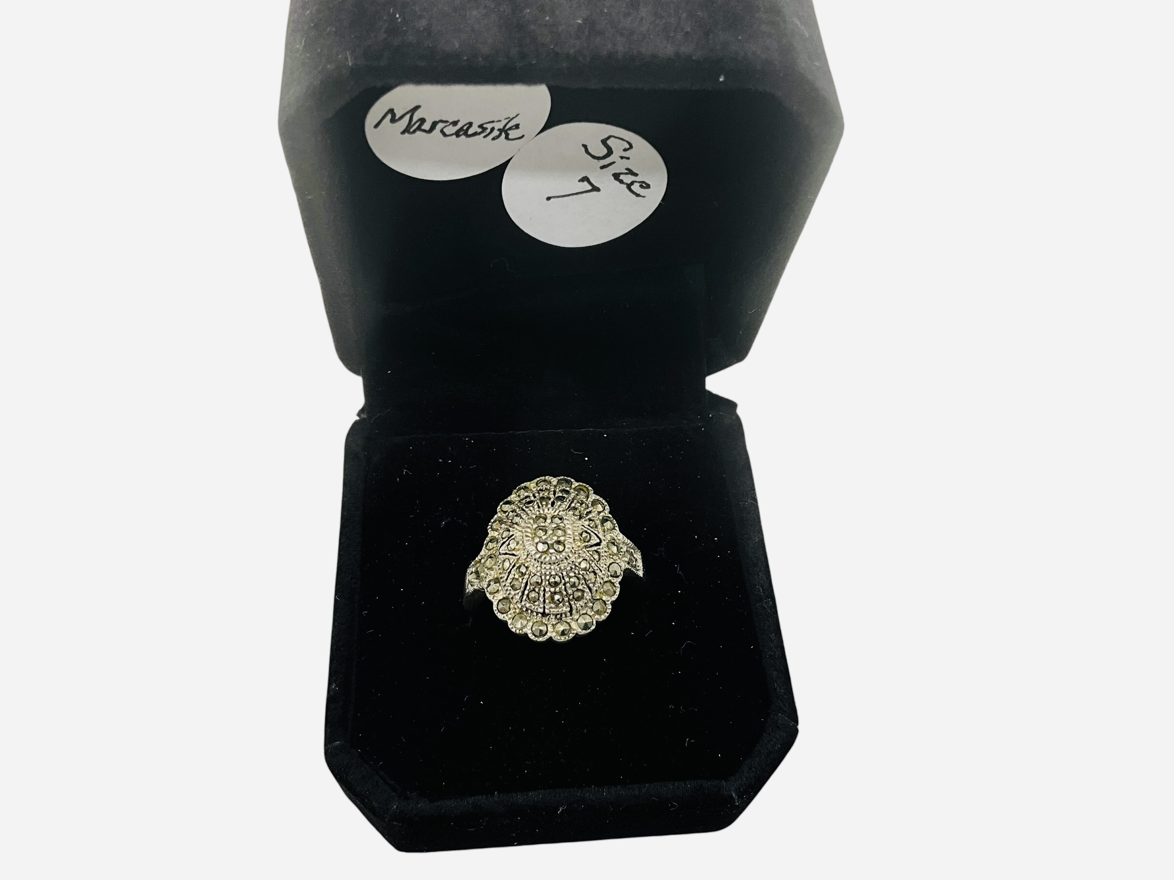Sterling Silver Marcasite Ring