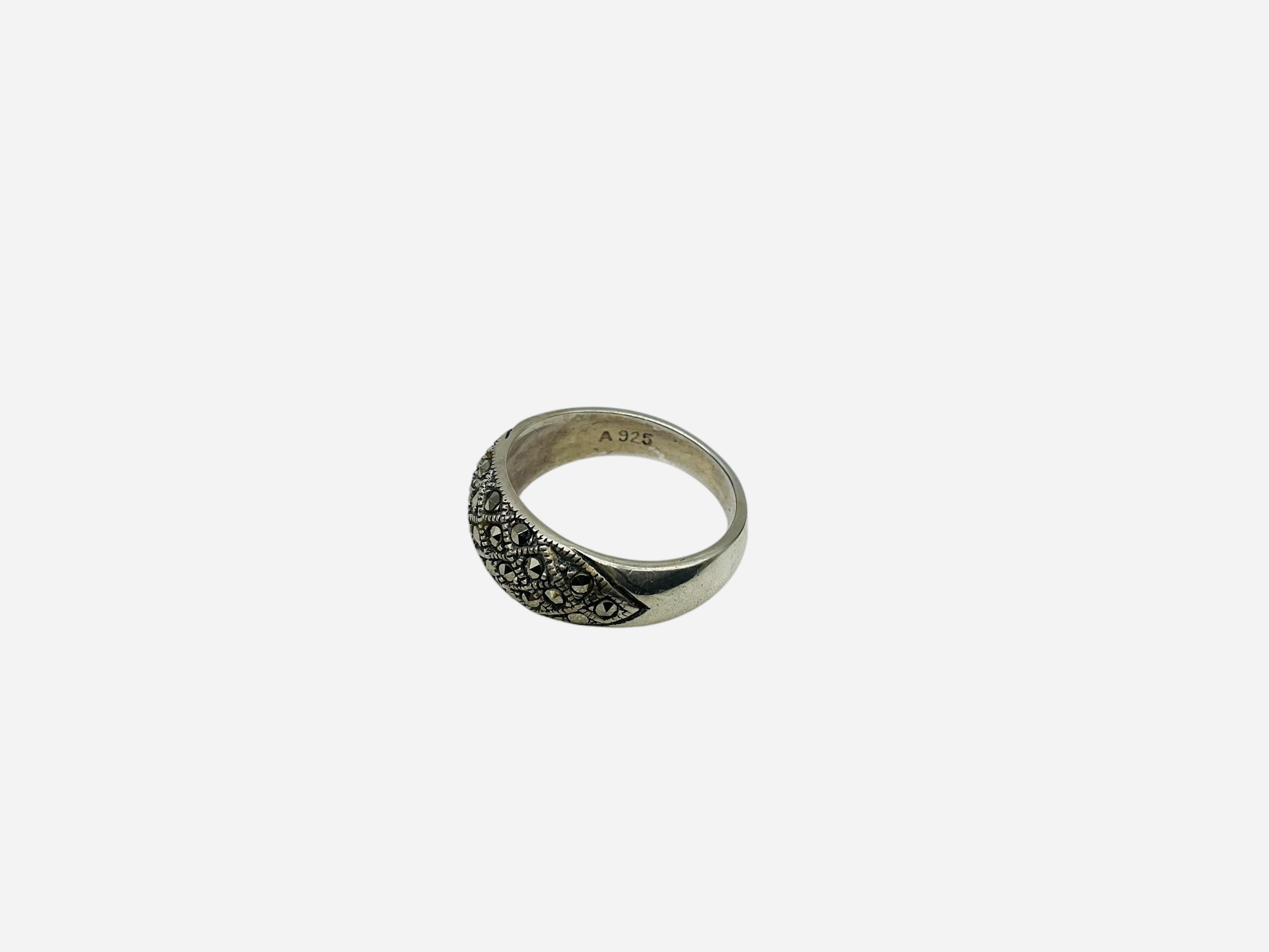 Sterling Silver Marcasite Ring