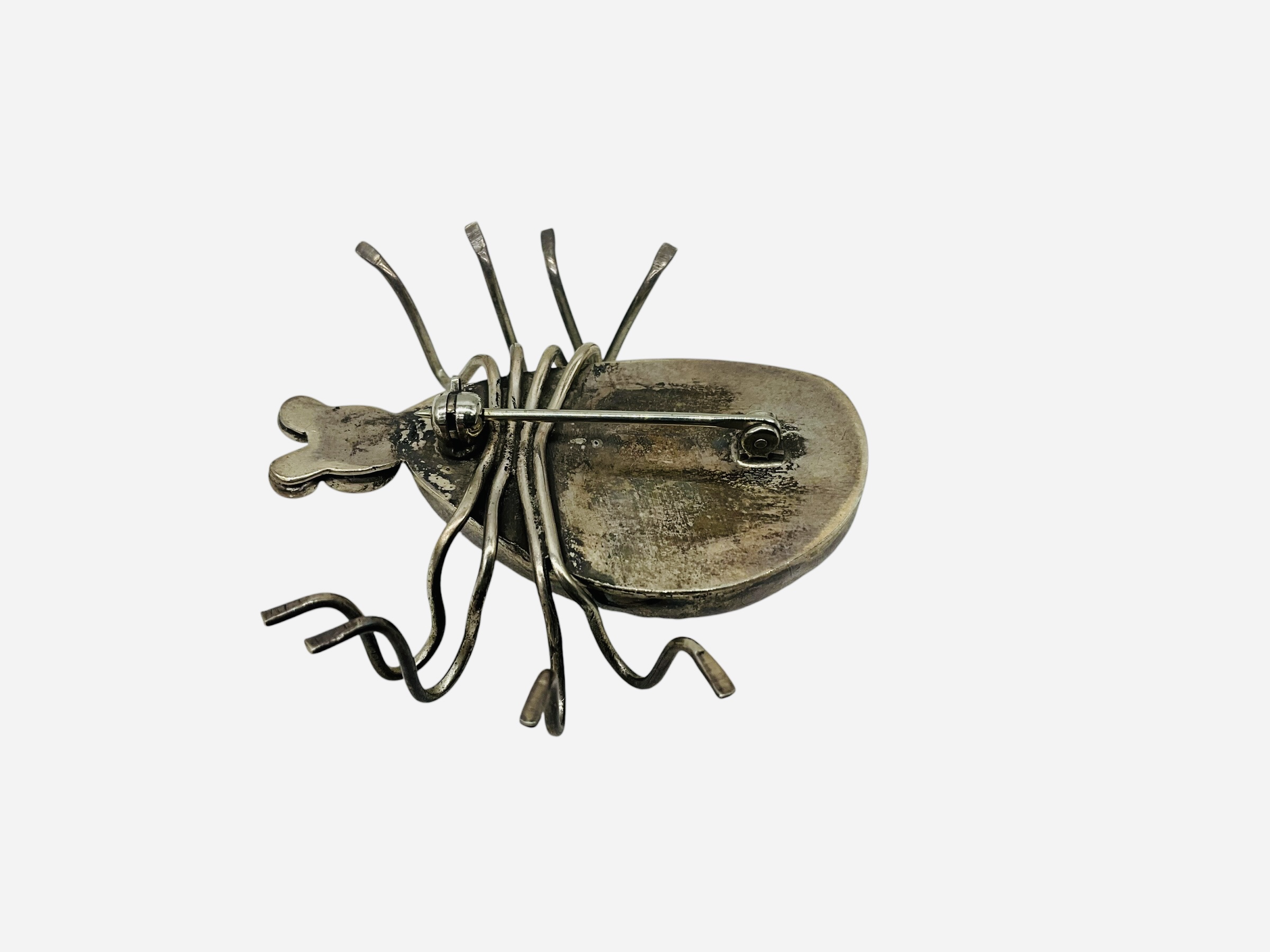 Turquoise Navajo Spider Brooch