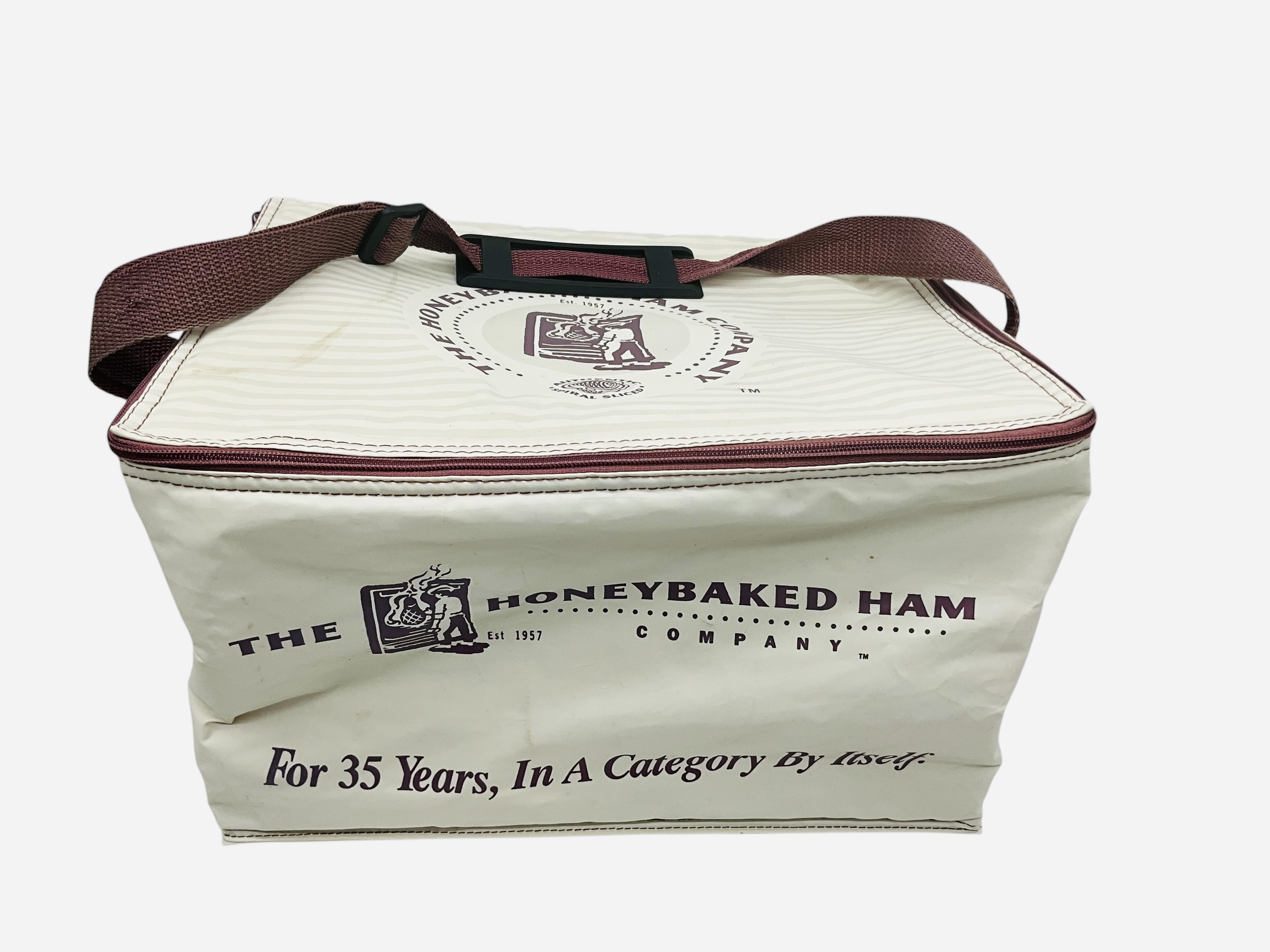 Vintage Honeybaked Ham Co Soft Sided Cooler Carrier