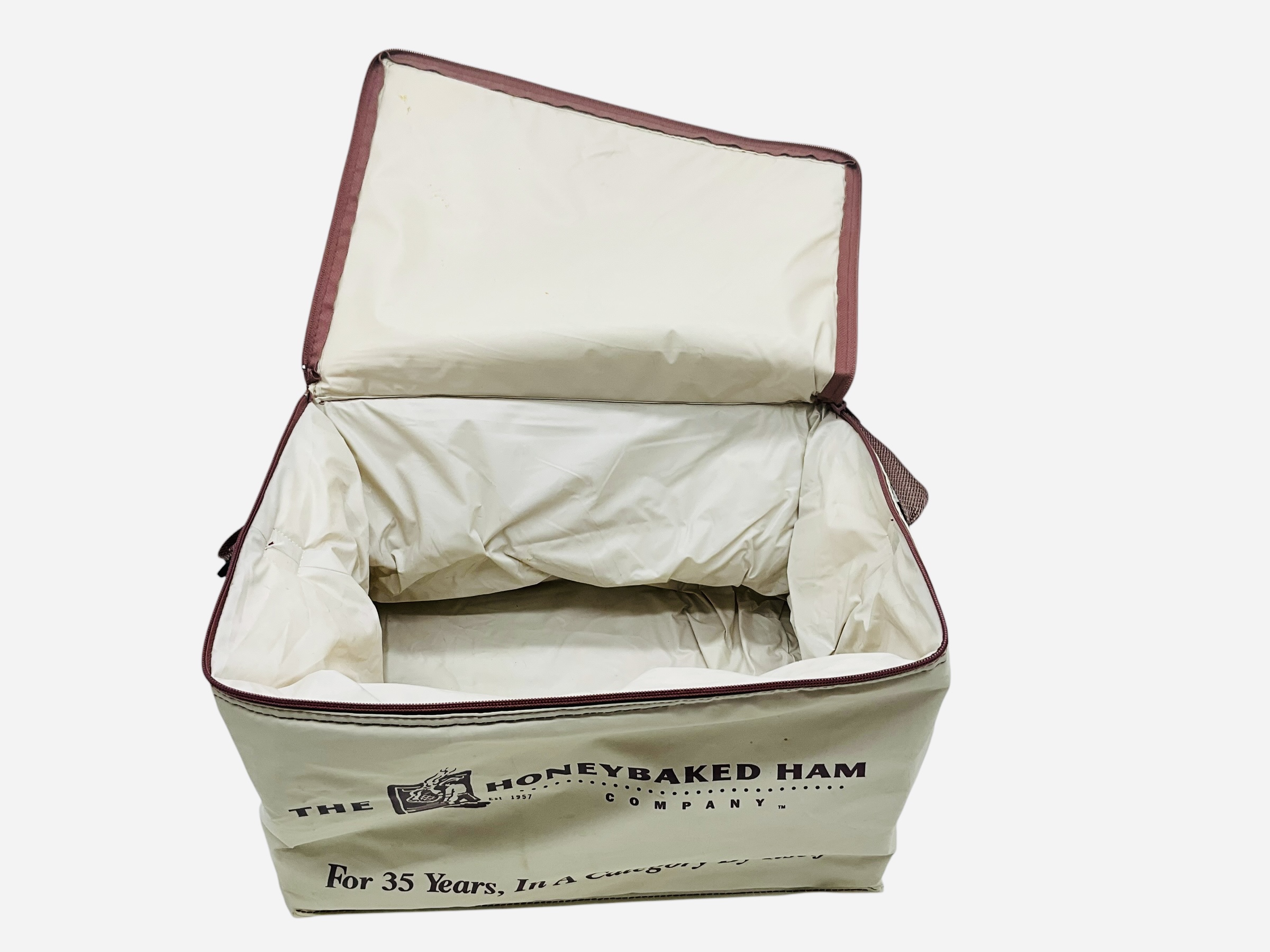 Vintage Honeybaked Ham Co Soft Sided Cooler Carrier
