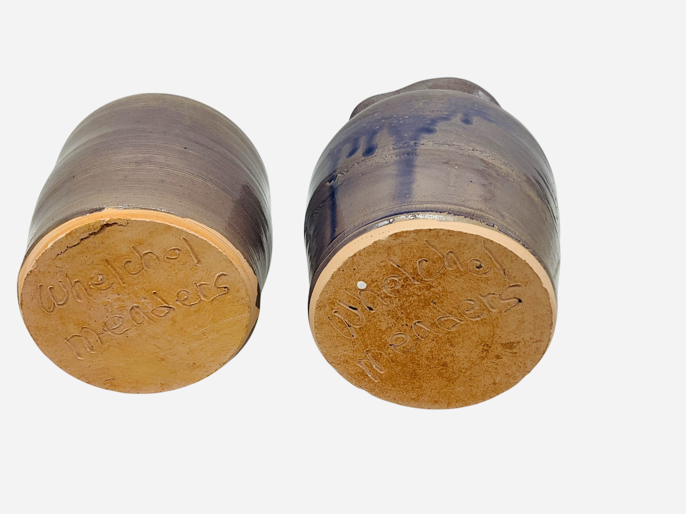Pair Whelchel Meaders Pottery Pieces