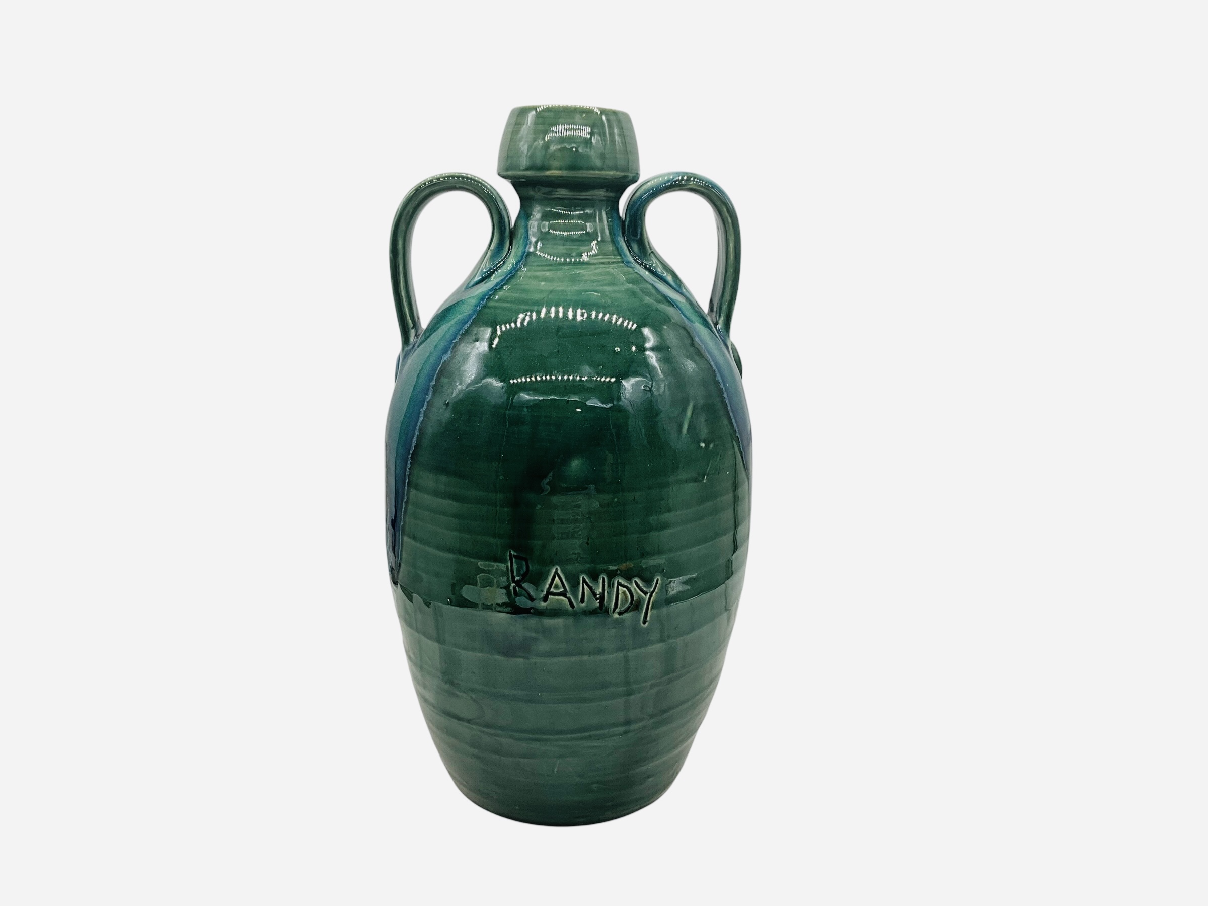 Large Randy Tobias Snake Nose Face Jug