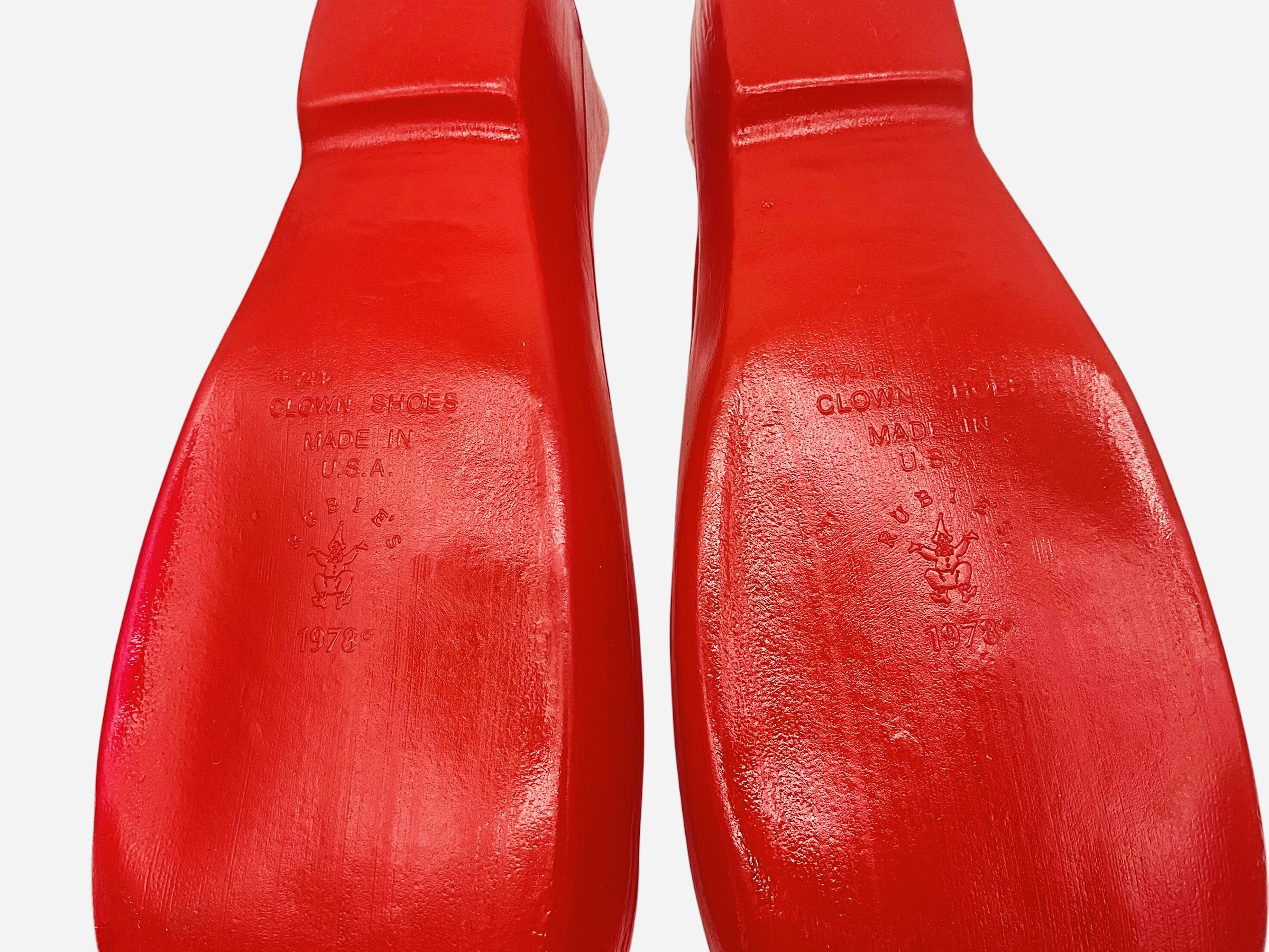 Vintage Rubie's Red Clown Shoes
