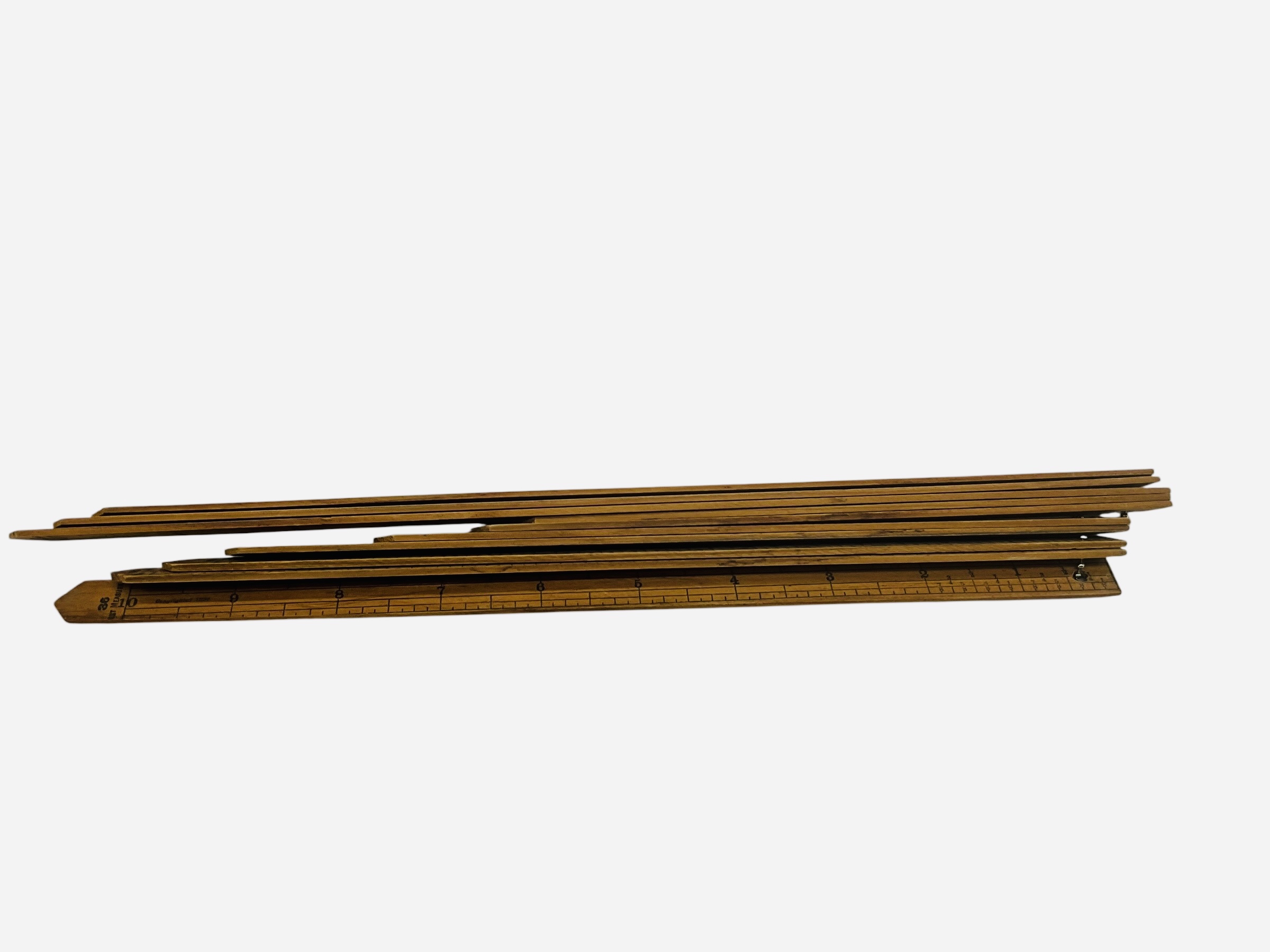 Antique Tailors Bust Measuring Sticks