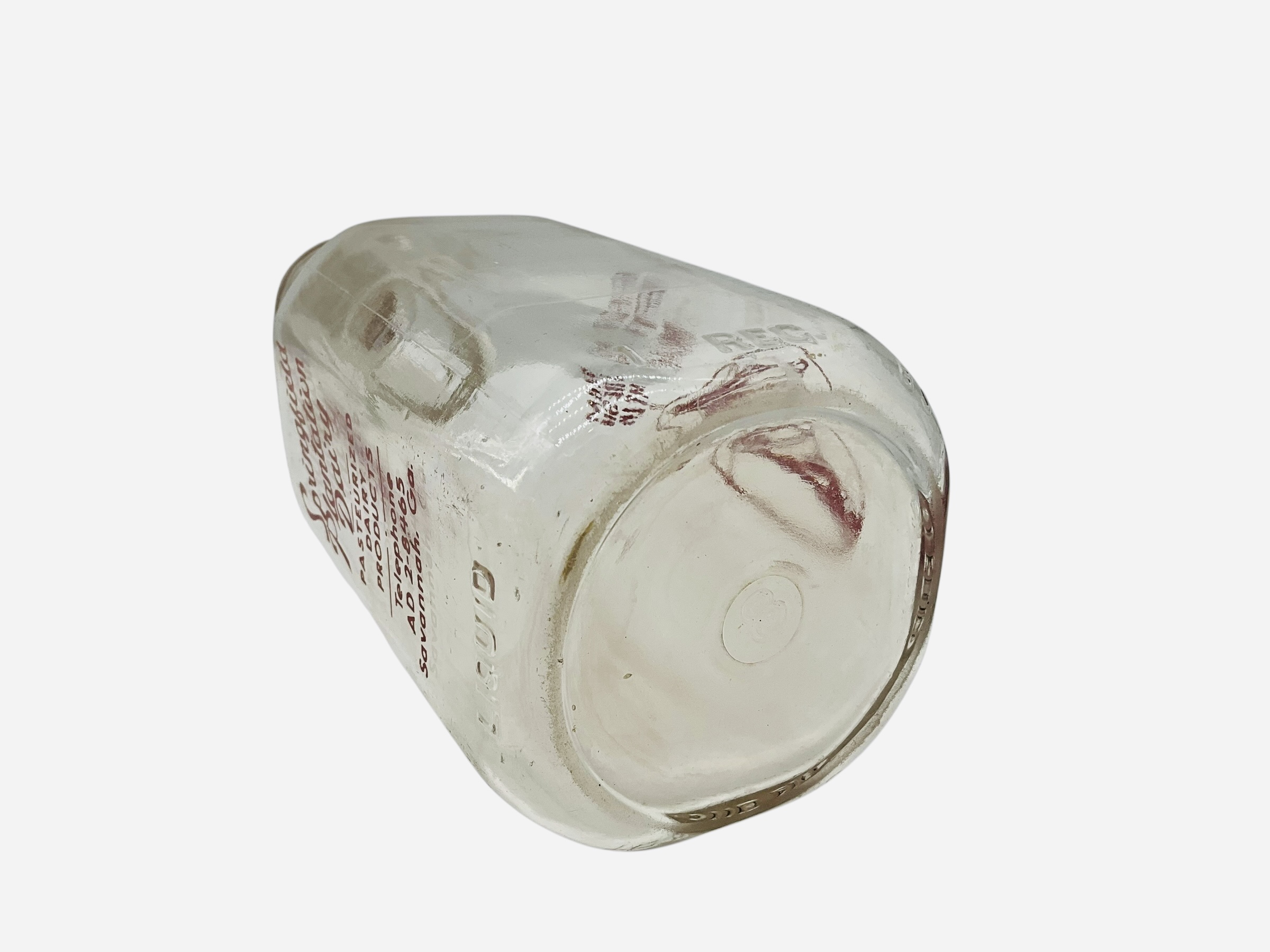 Vintage Baby Face Dairy Milk Bottle - Springfield Plantation Dairy Savannah, GA