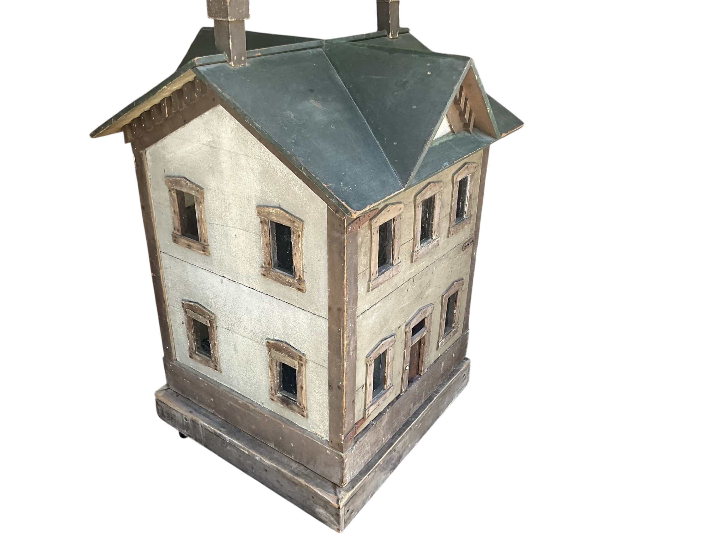 Exceedingly Rare Hand Made Primitive Doll House