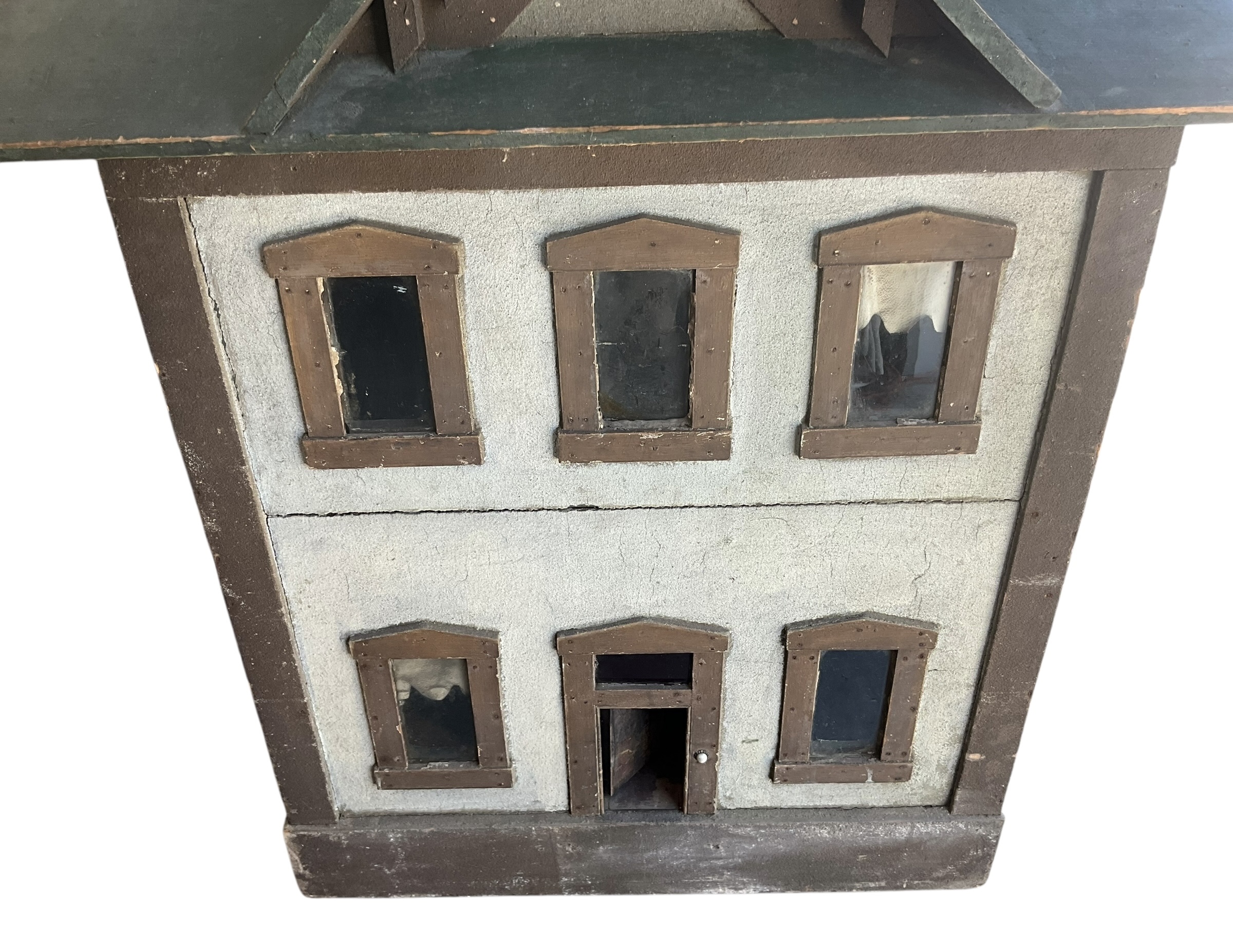 Exceedingly Rare Hand Made Primitive Doll House