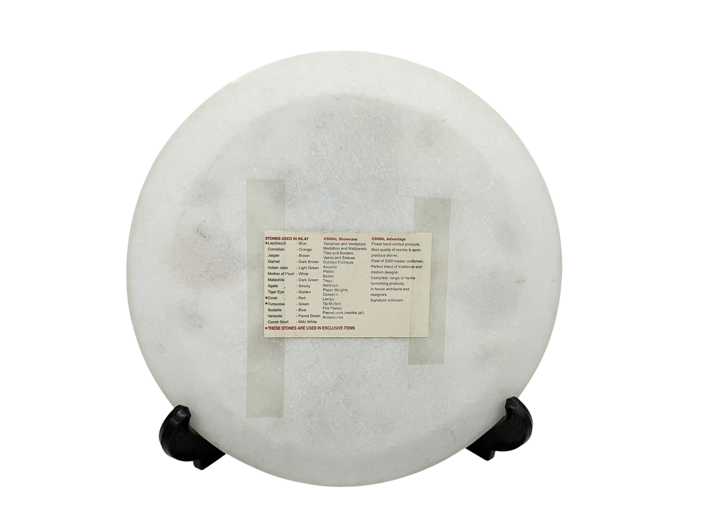 Decorative Marble Inlay OSWAL Stone Plate