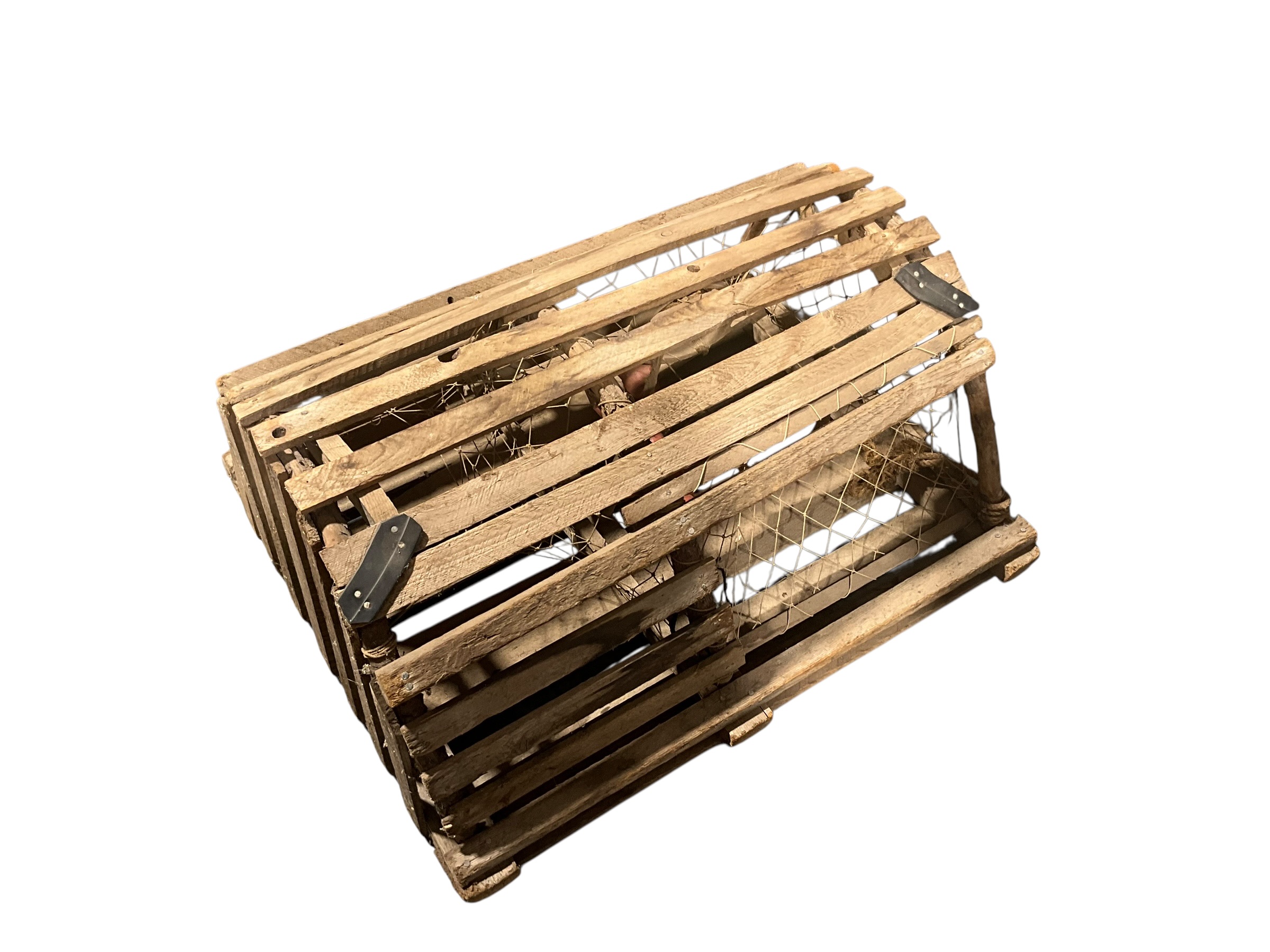 Antique Maine Wooden Lobster Trap