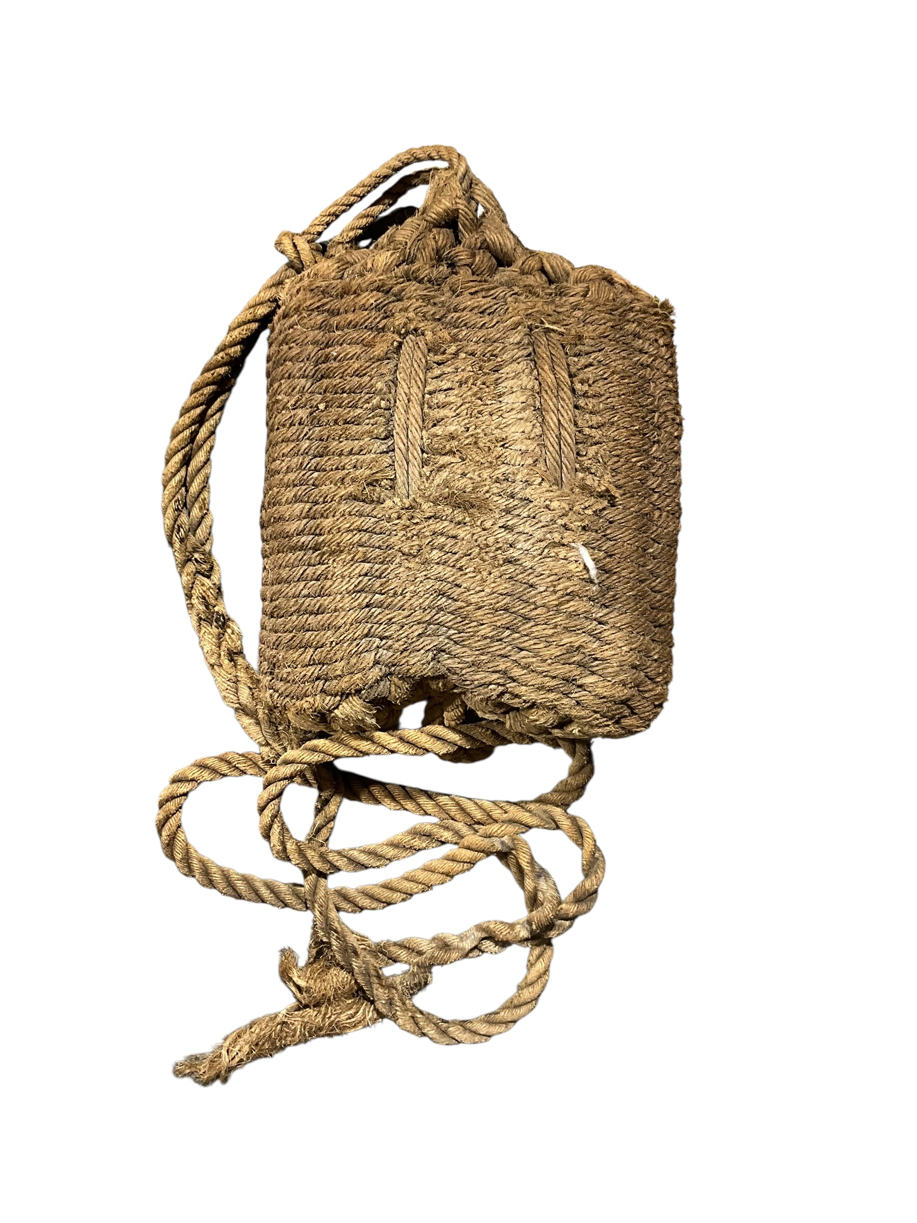 Vintage Nautical Woven Rope Boat Bumper