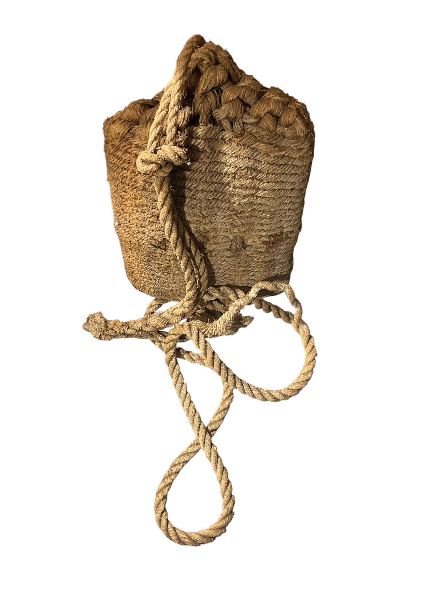 Vintage Nautical Woven Rope Boat Bumper