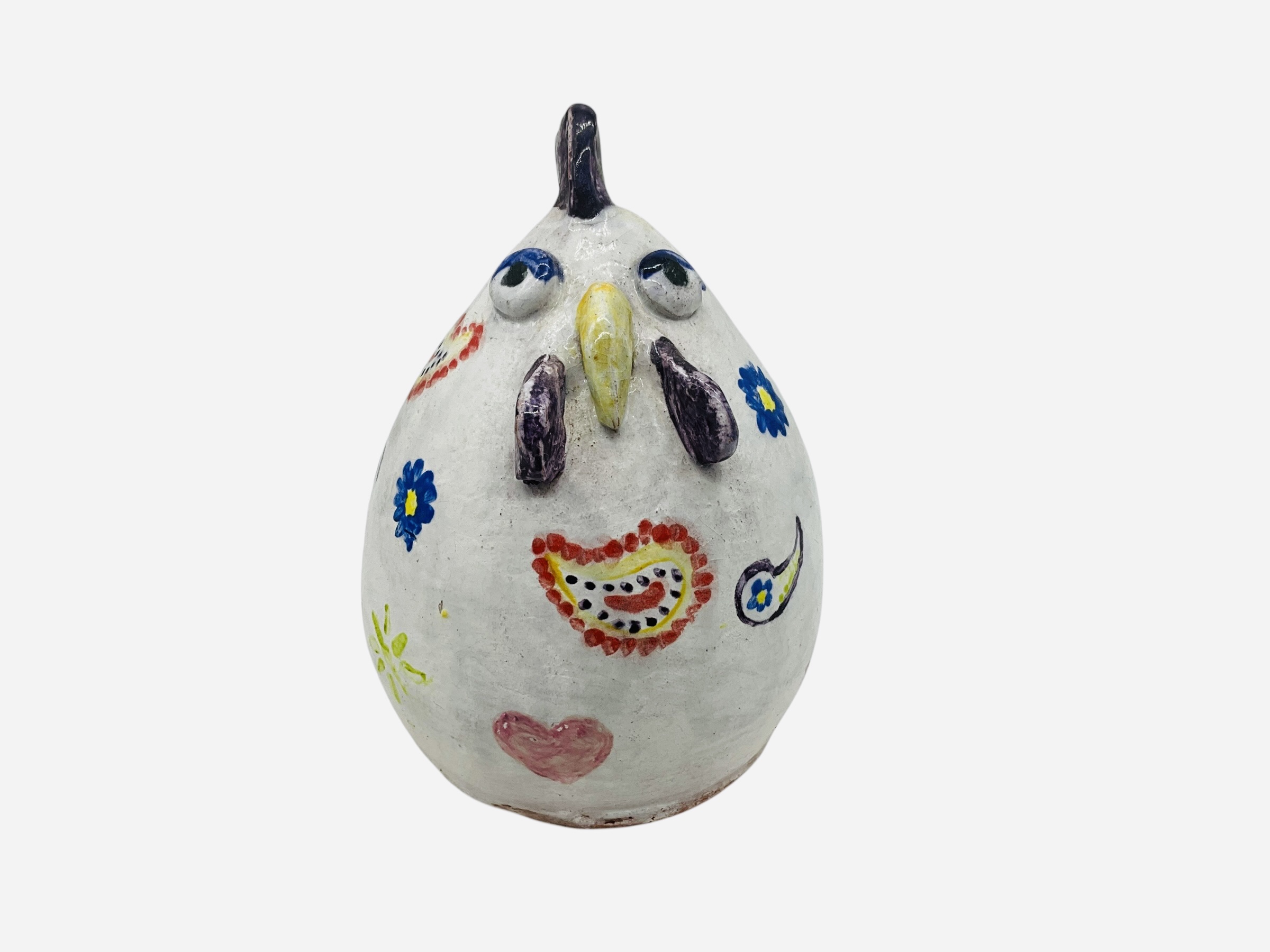 Mary Meaders Folk Art Egg Rooster