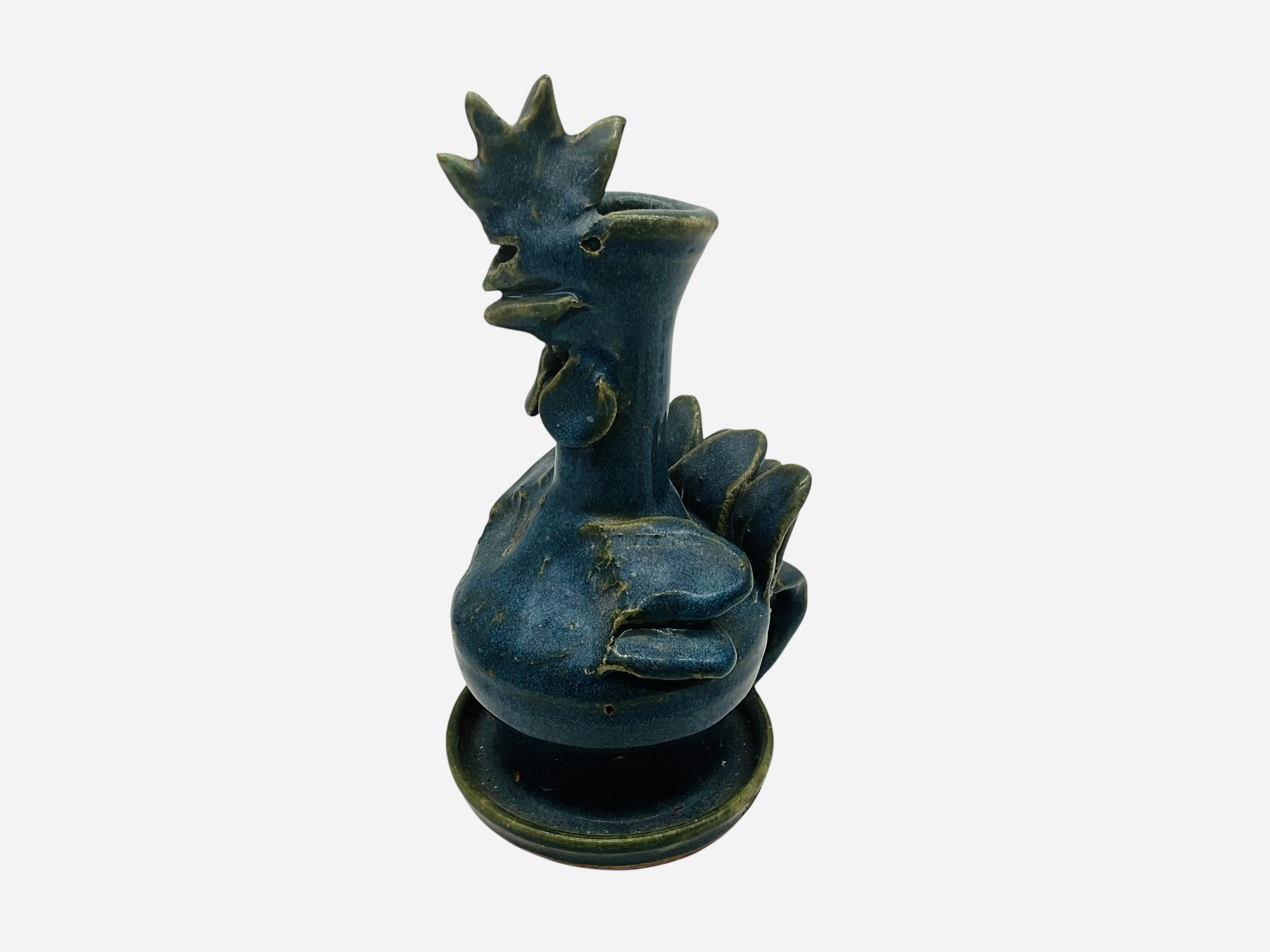 Kerby Wilkes Folk Rooster Candle Holder