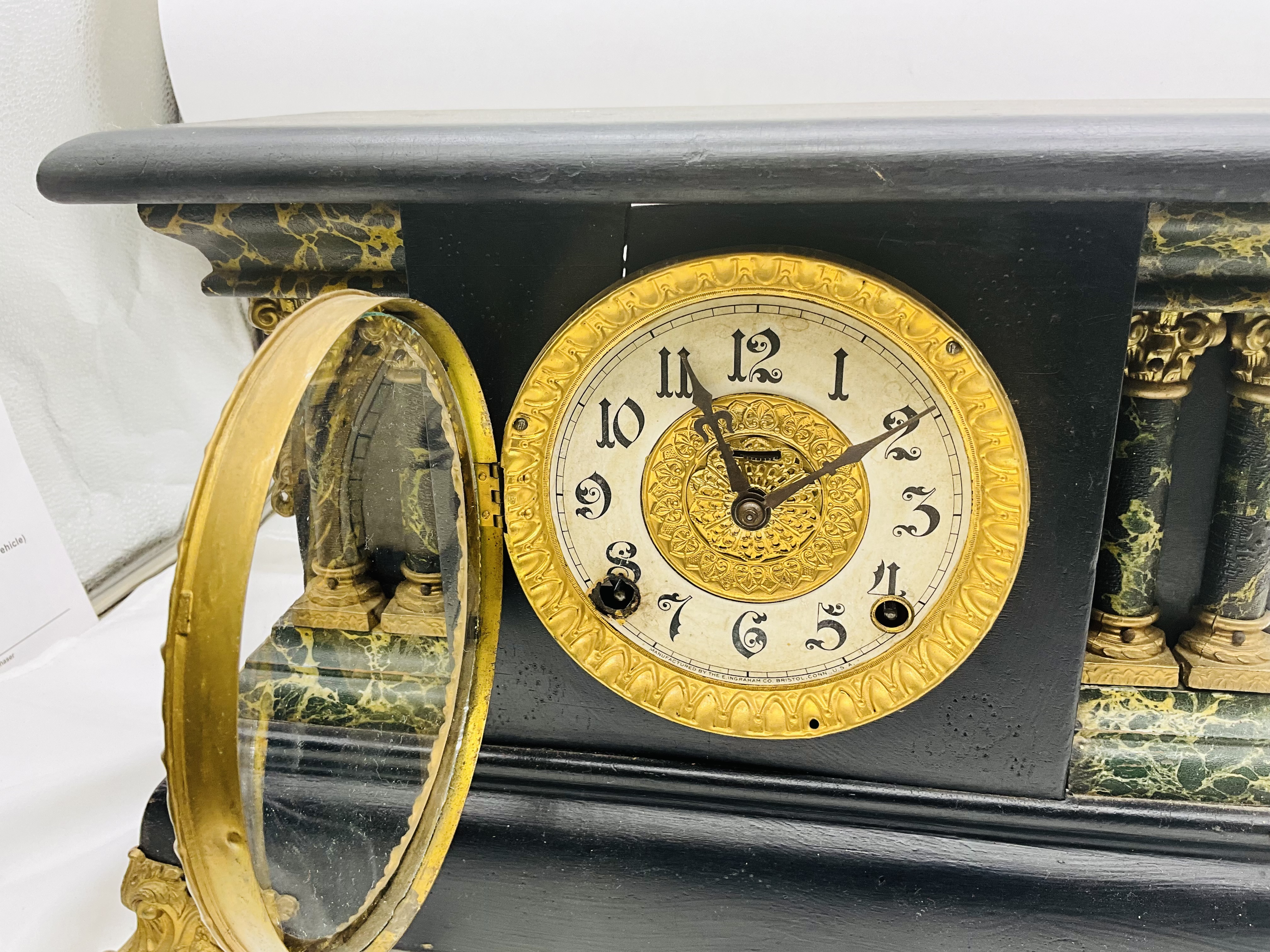 Vintage Hamilton 31 Day Wall Clock