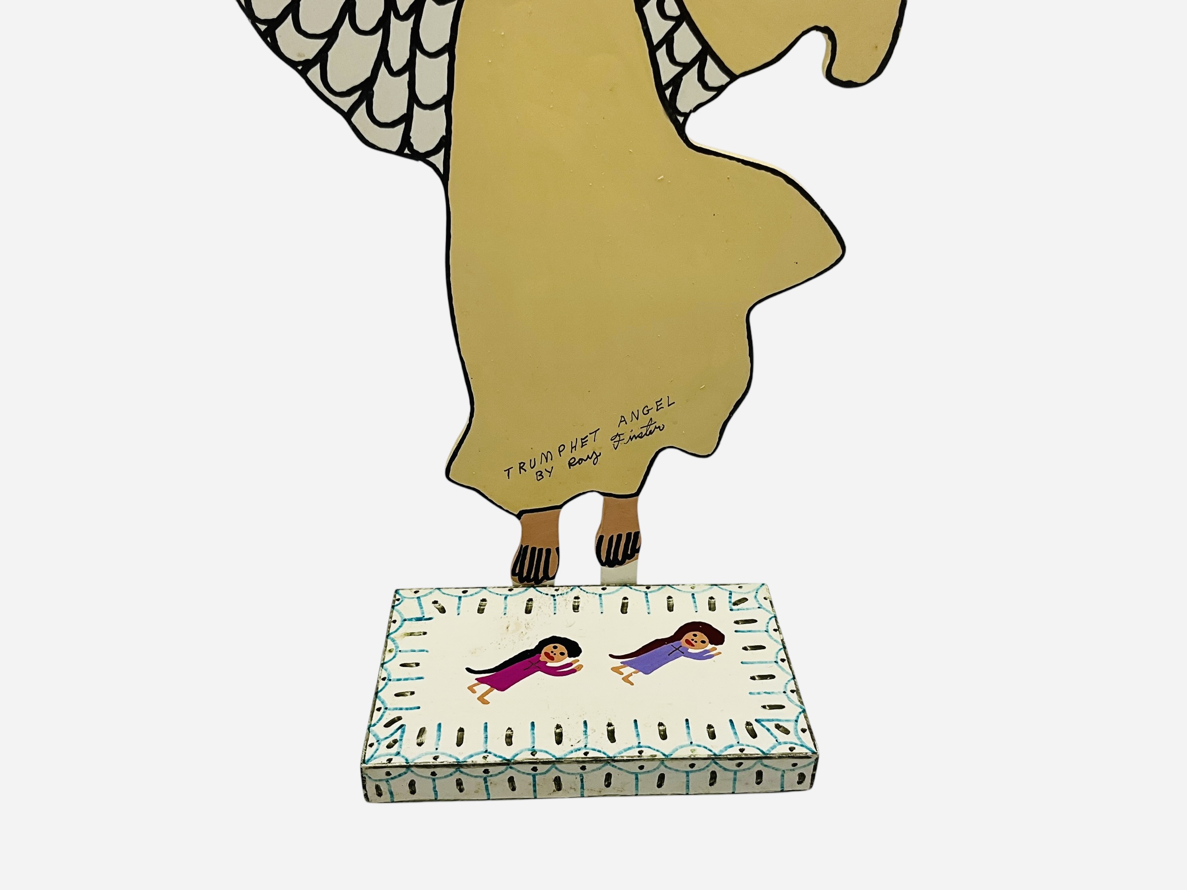 Roy Finster Folk Art 'Trumphet Angel'