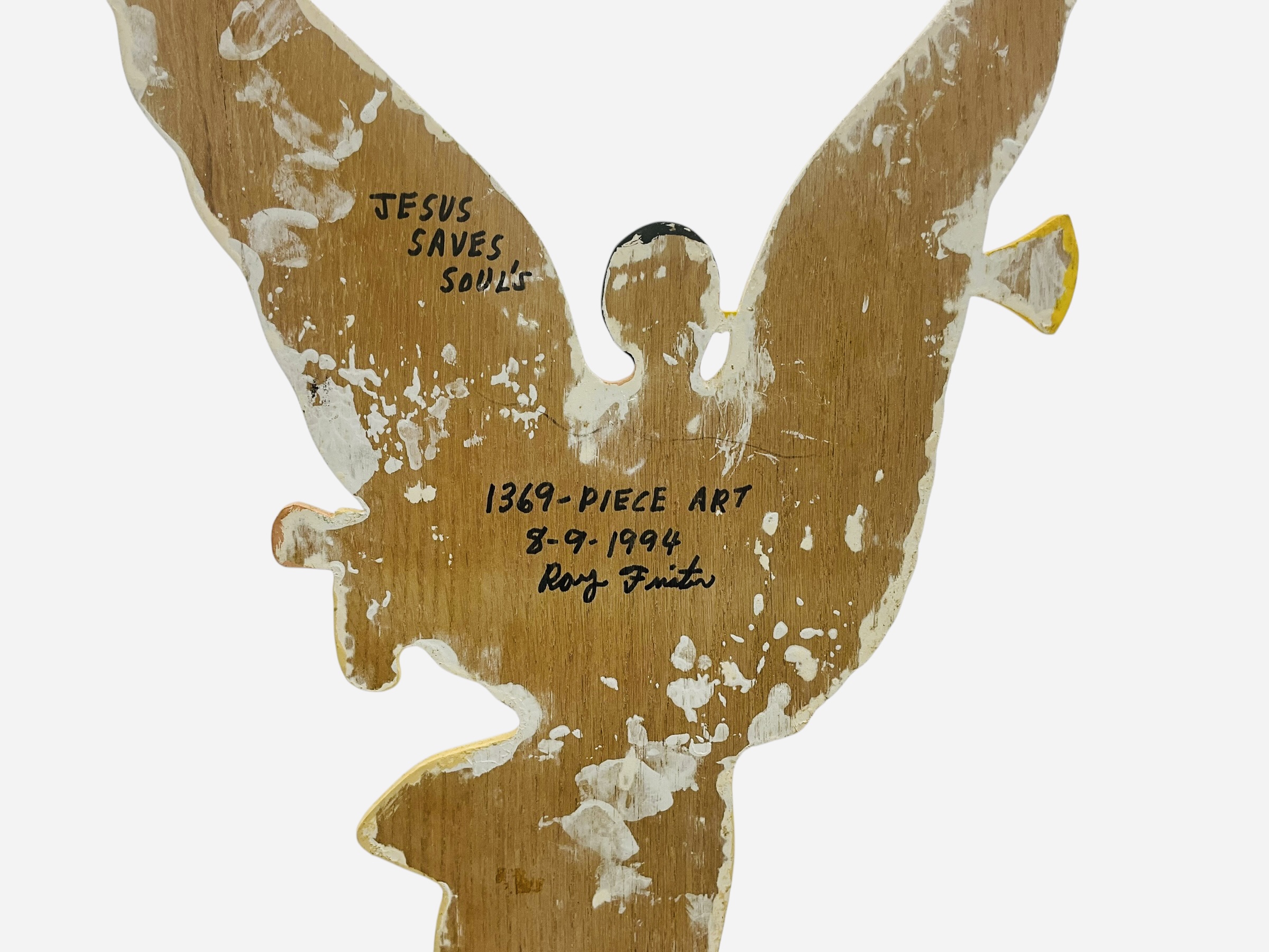 Roy Finster Folk Art 'Trumphet Angel'