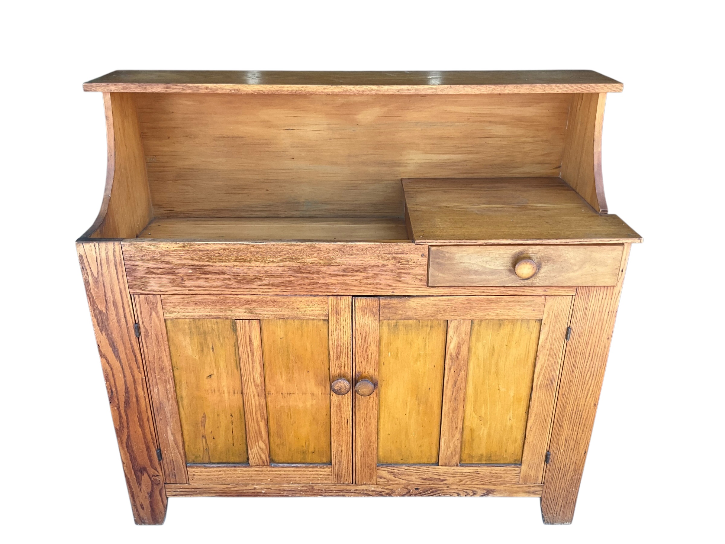 Awesome Mixed Wood Antique Primitive Dry Sink