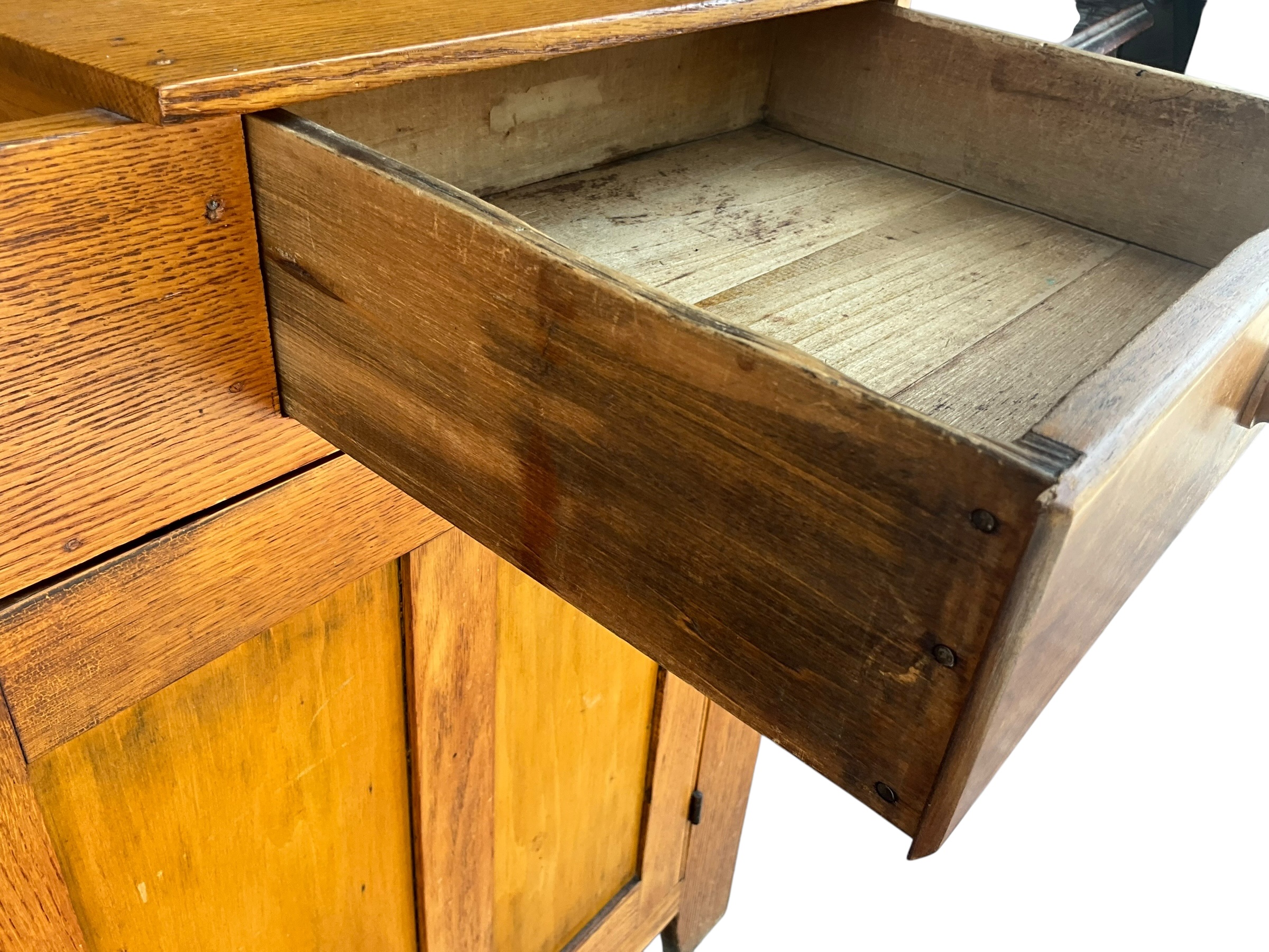 Awesome Mixed Wood Antique Primitive Dry Sink