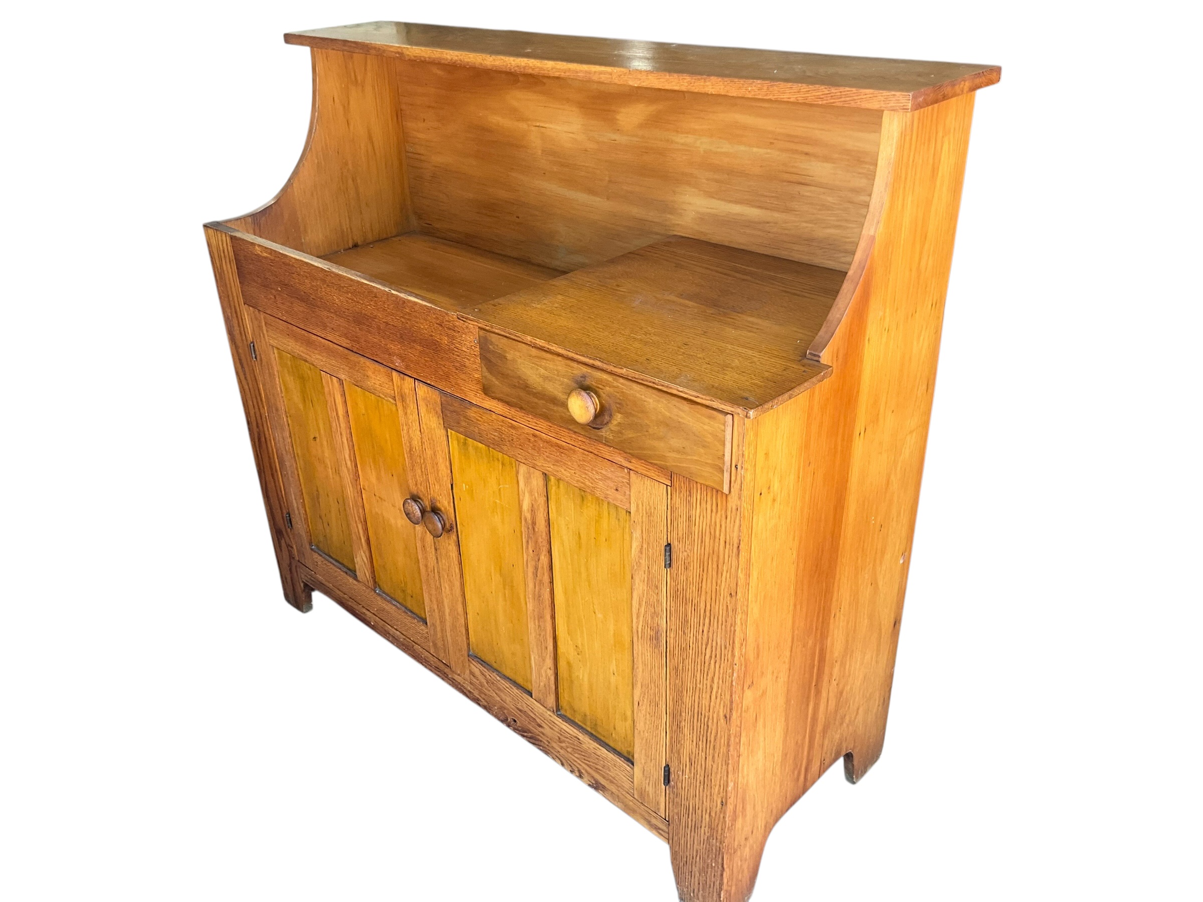 Awesome Mixed Wood Antique Primitive Dry Sink