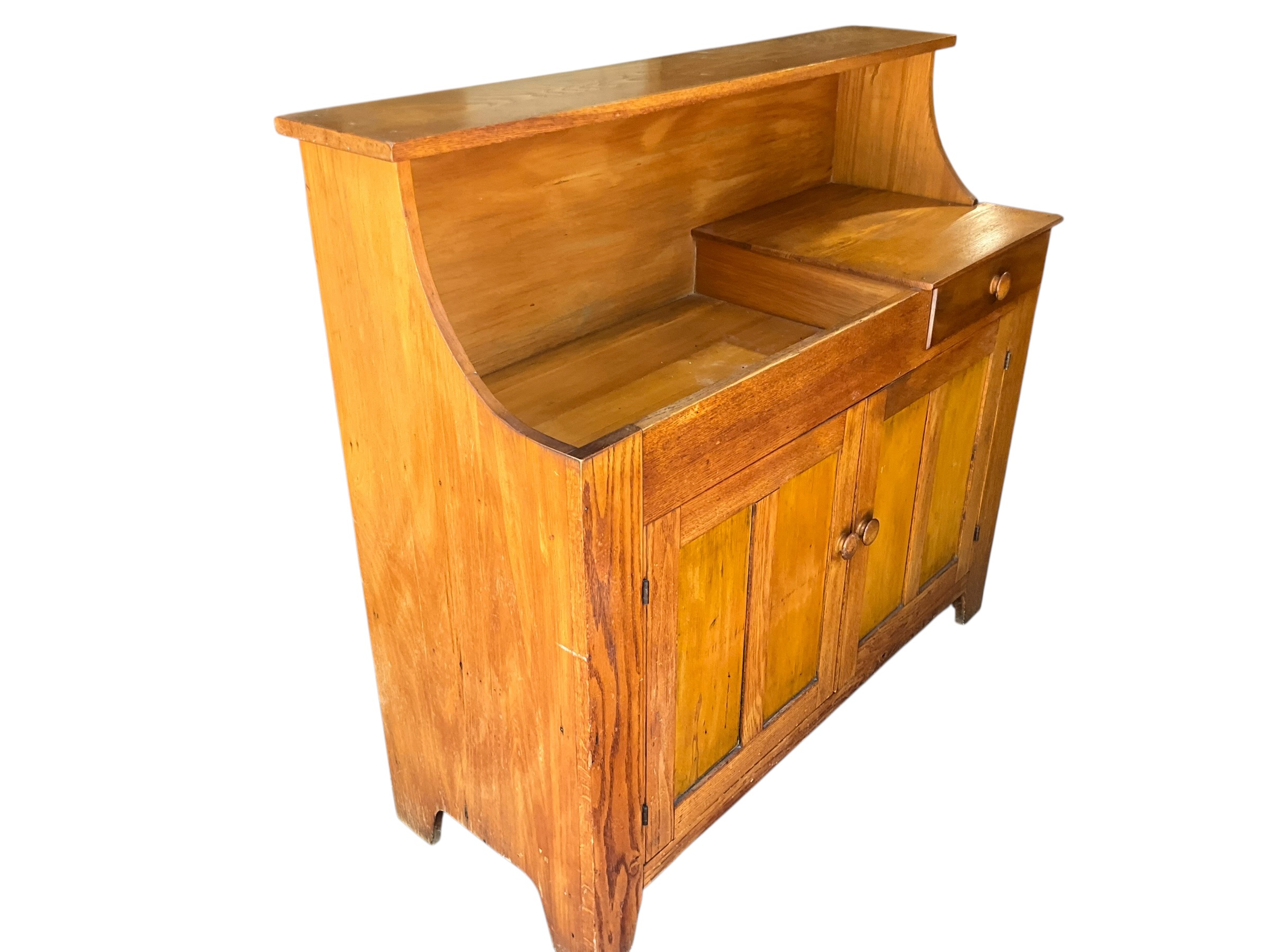 Awesome Mixed Wood Antique Primitive Dry Sink