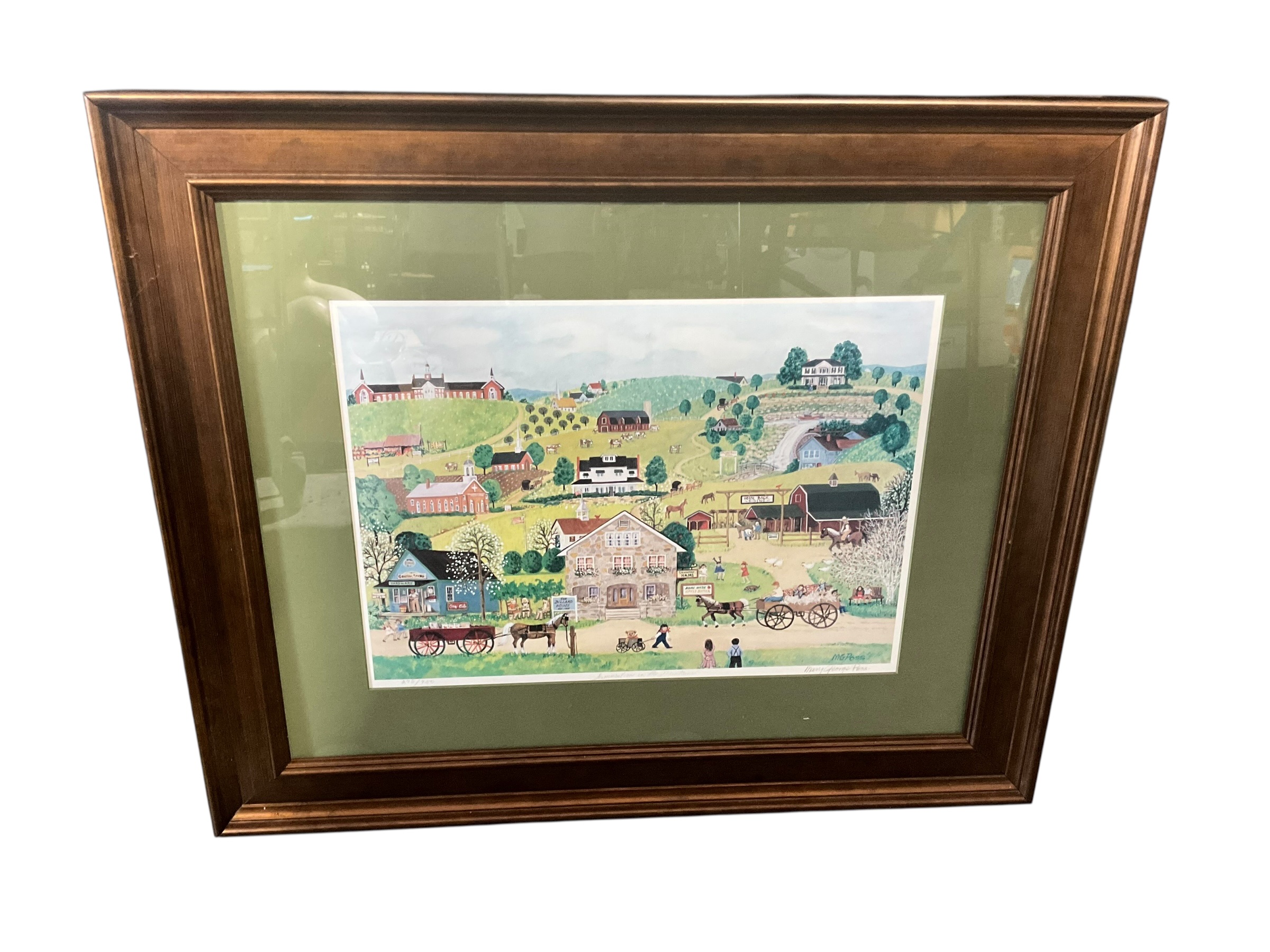 Mary George Poss Framed Folk Art Print